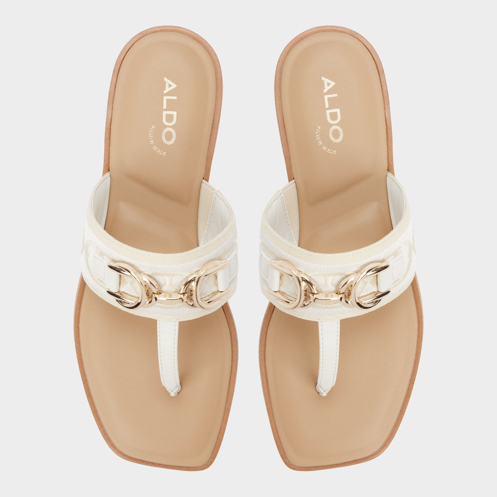 Aldo Coralynna in White Bone 14053516 - T-strap sandal Women