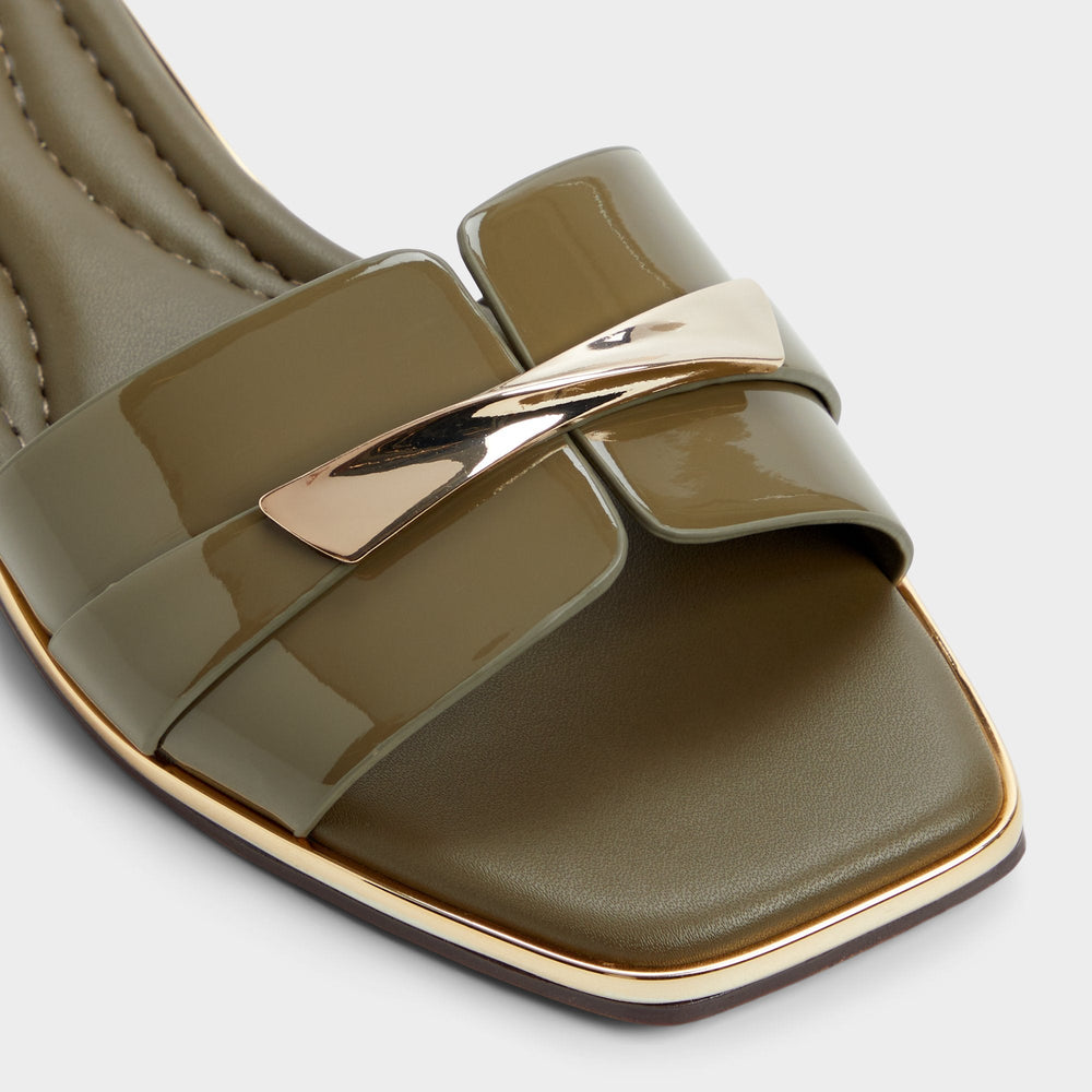 Aldo Darlina Other Green Women's Flats - Slide sandal Women