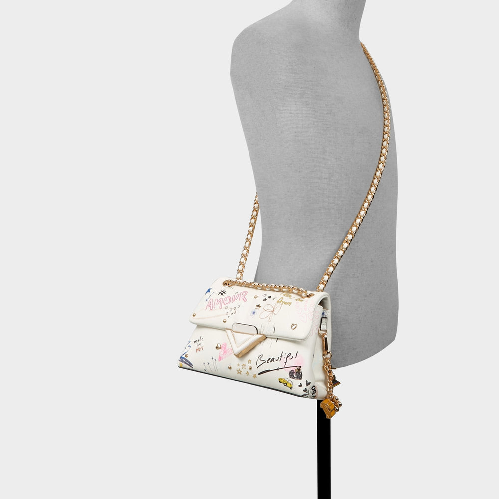 Aldo Doodlesoftpufff in White Combo - Crossbody bag Women|Bags