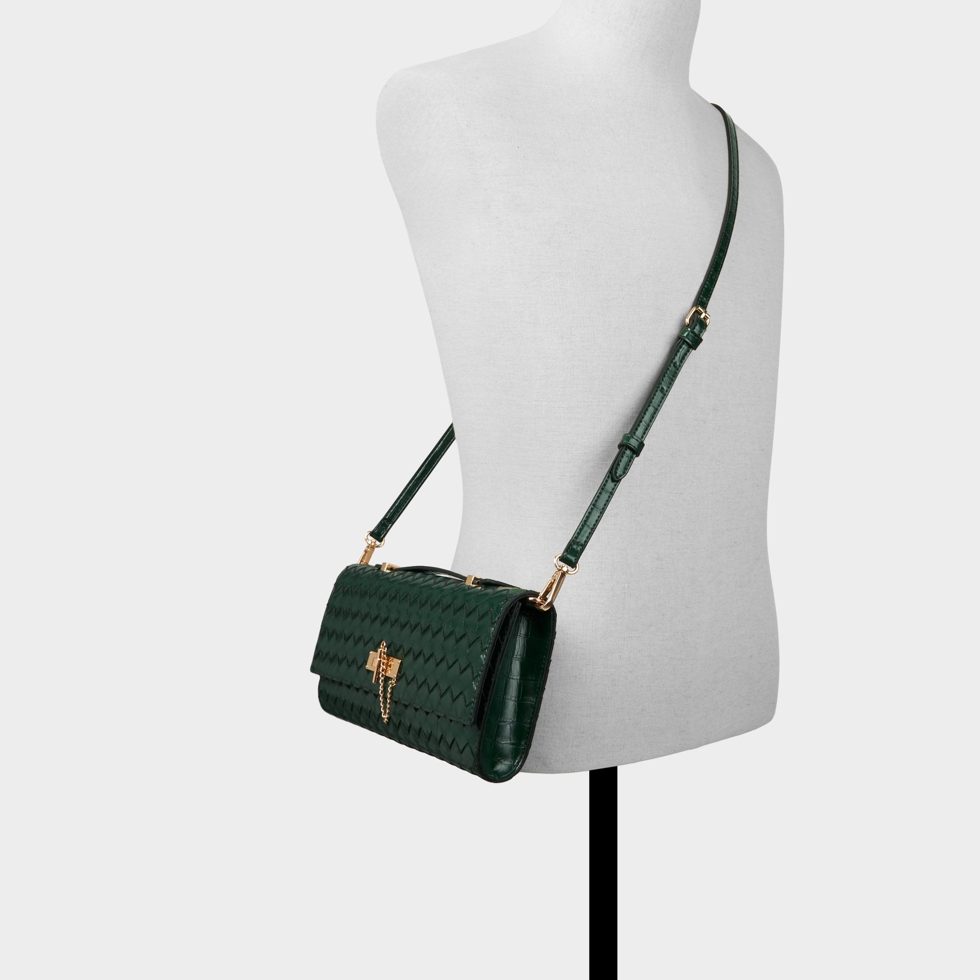 Aldo Rouxx in Dark Green - Clutch Women|Bags
