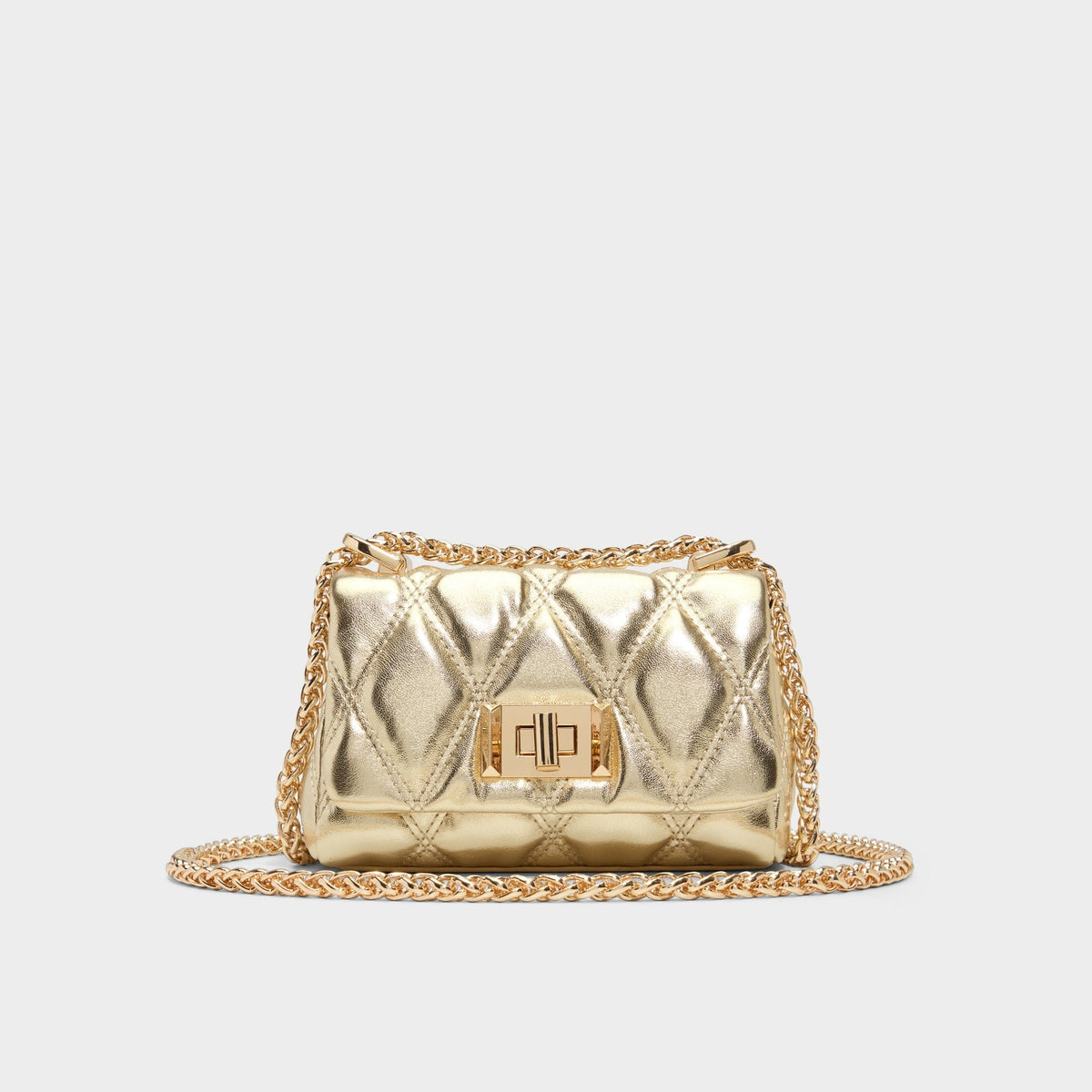 Aldo Ledia Gold Women's Iridescent metallics - Crossbody bag Women|Bags