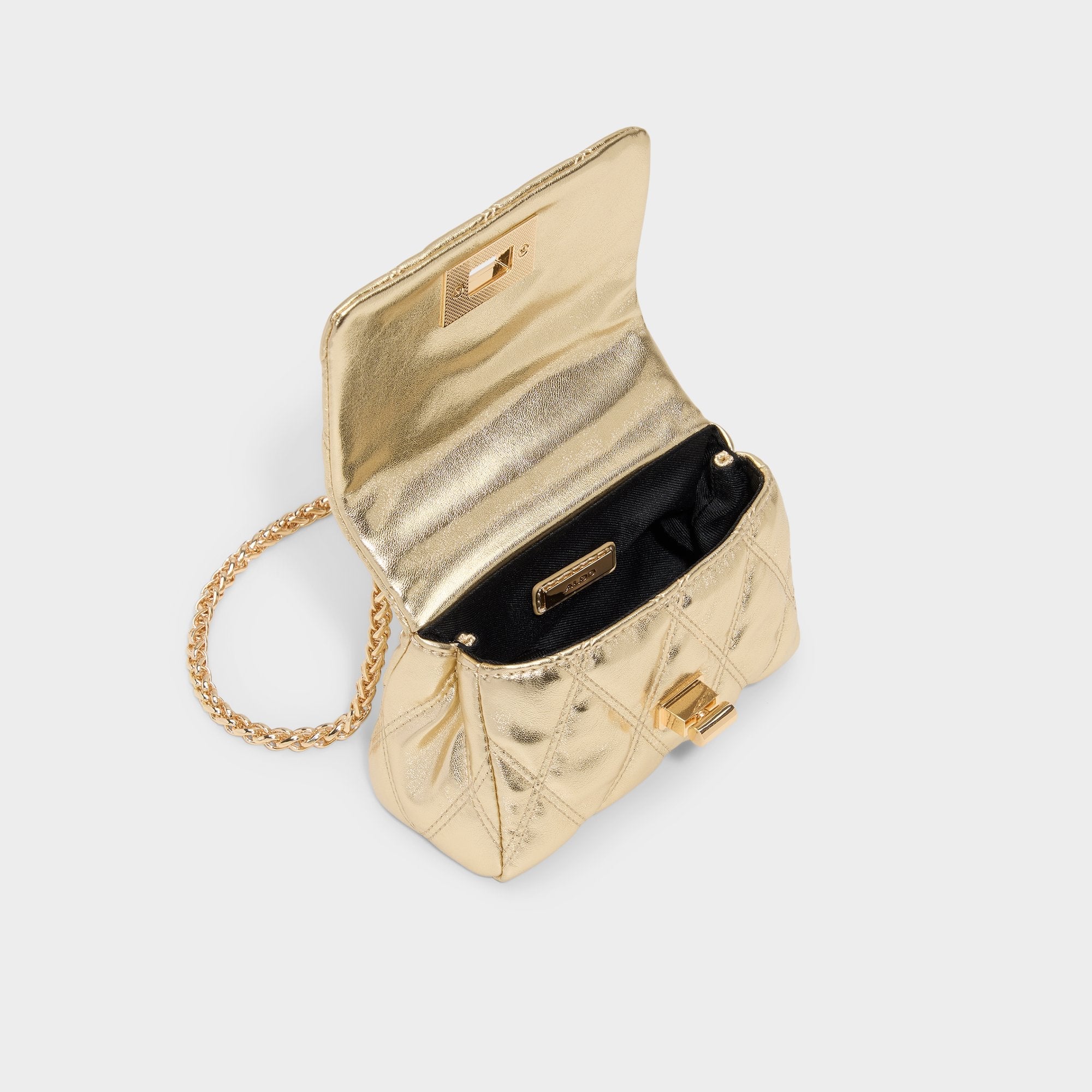 Aldo Ledia Gold Women's Iridescent metallics - Crossbody bag Women|Bags