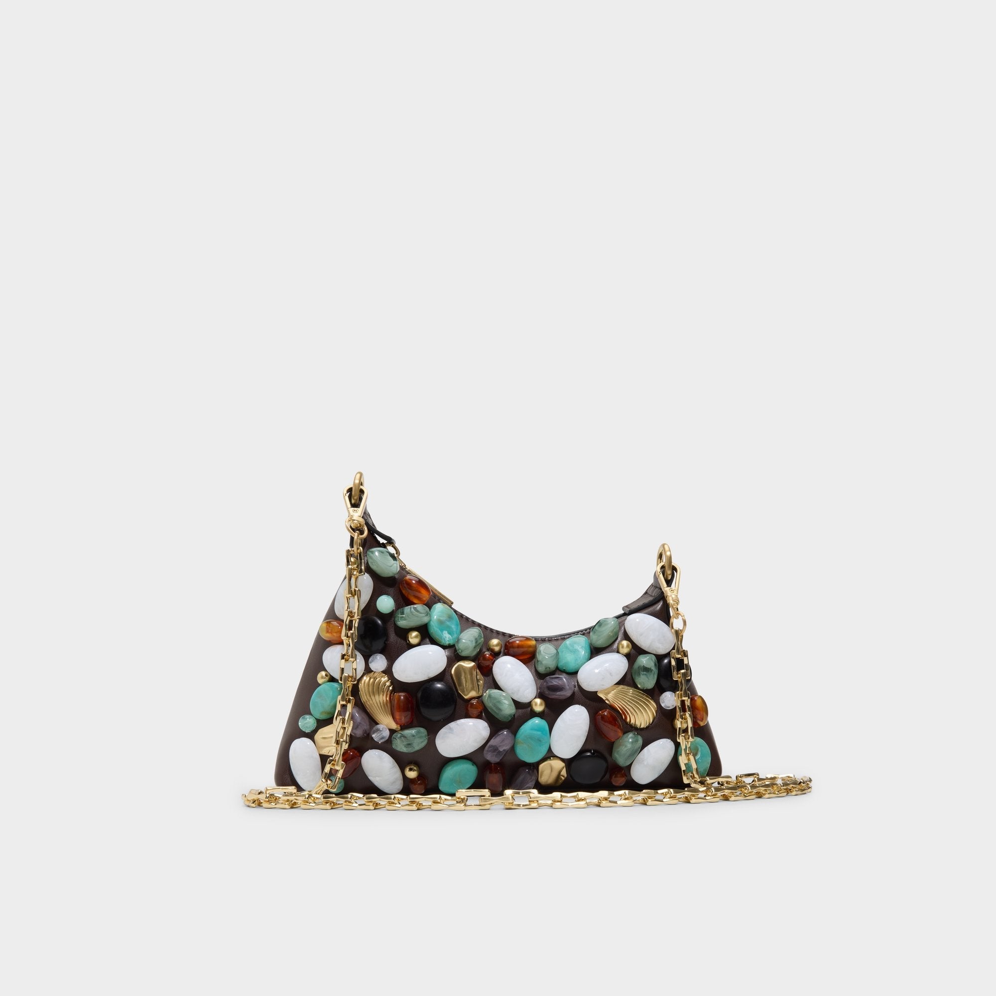 Aldo Coastalgemm in Dark Brown - Shoulder bag Women|Bags