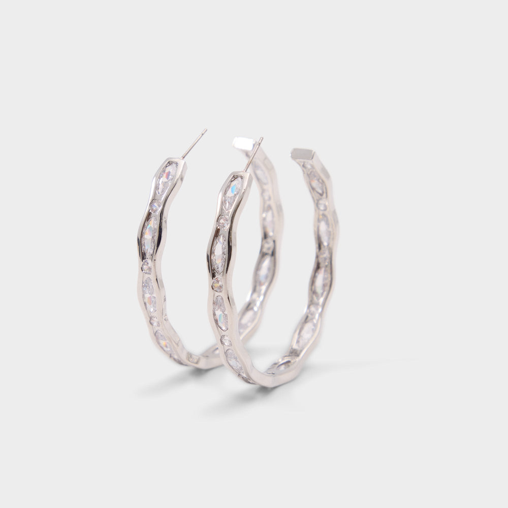 Aldo Cynthyia in Silver Clear Multi - Earrings Women|Accessories|New