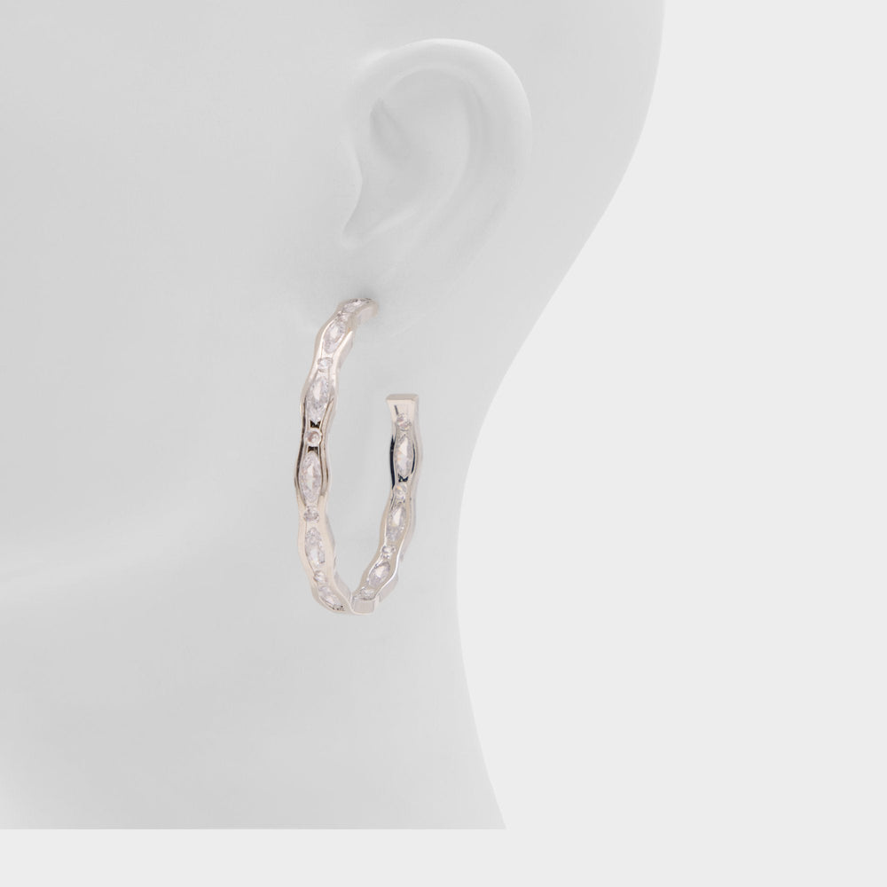 Aldo Cynthyia in Silver Clear Multi - Earrings Women|Accessories|New