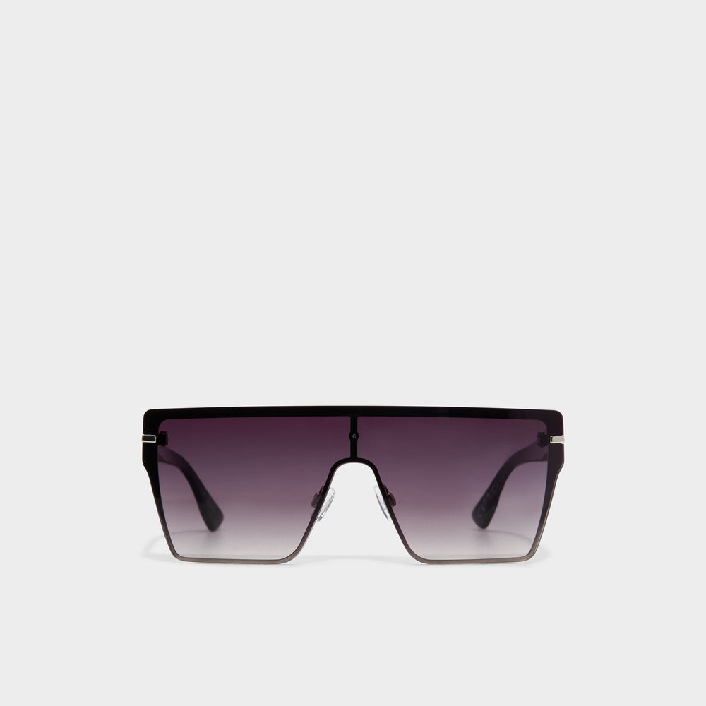 Aldo Gavenany Black/Silver Multi Women's Shield - Shield sunglasses Women|Accessories