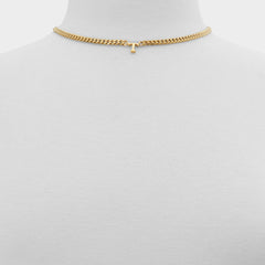 Aldo Yourletters Medium Yellow Women's Necklaces - Necklace Women|Accessories