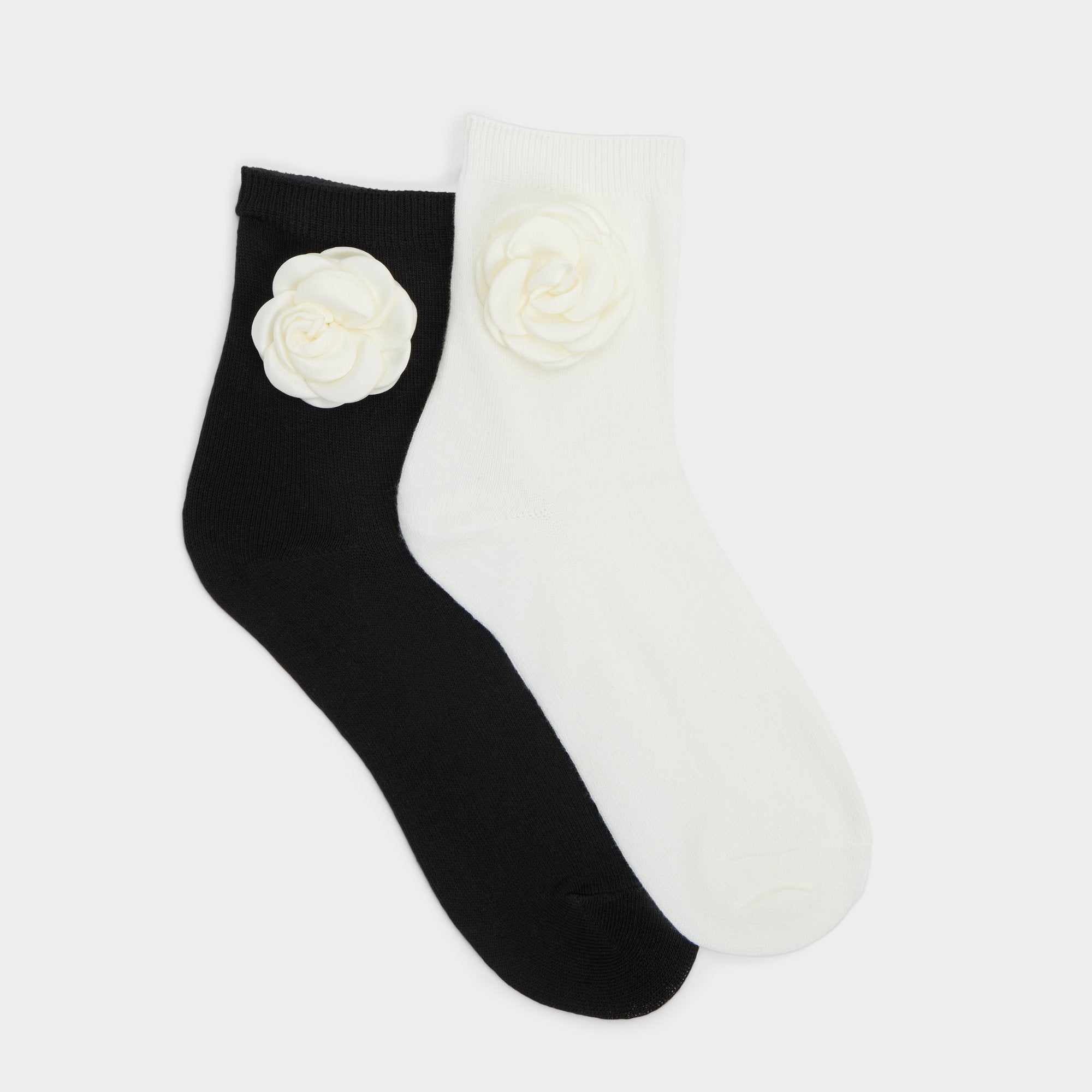 Aldo Rosettesocks Black/White Women's Socks - Socks Women|Accessories