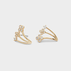 Aldo Asieweth Gold/Clear Multi Women's Earrings - Earrings Women|Accessories