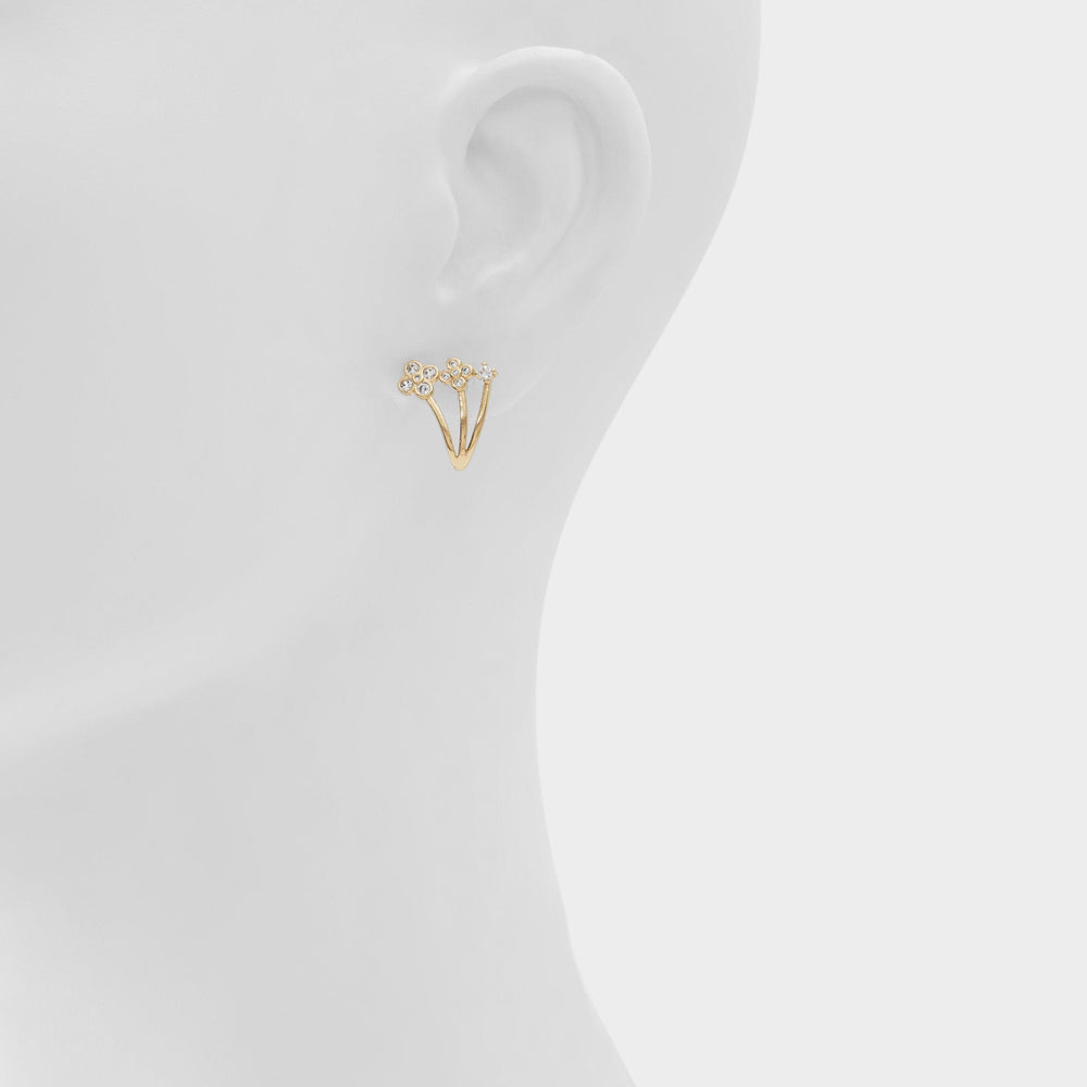 Aldo Asieweth Gold/Clear Multi Women's Earrings - Earrings Women|Accessories