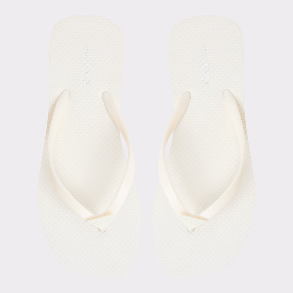 Aldo Beachready White Women's Jelly Sandals & Flip Flops - Flip flop Women