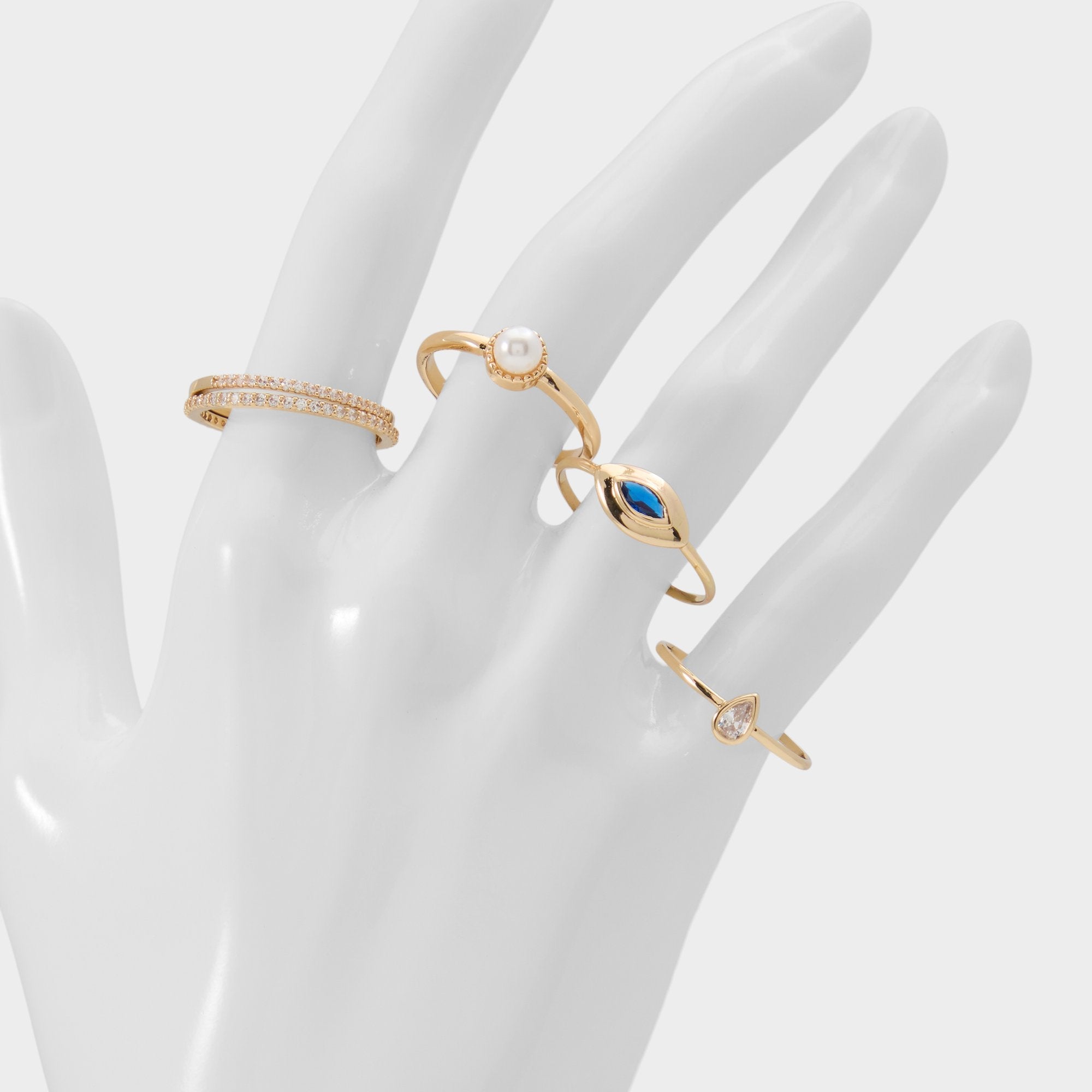Aldo Auraeye in Light Blue - Stackable rings Women|Accessories