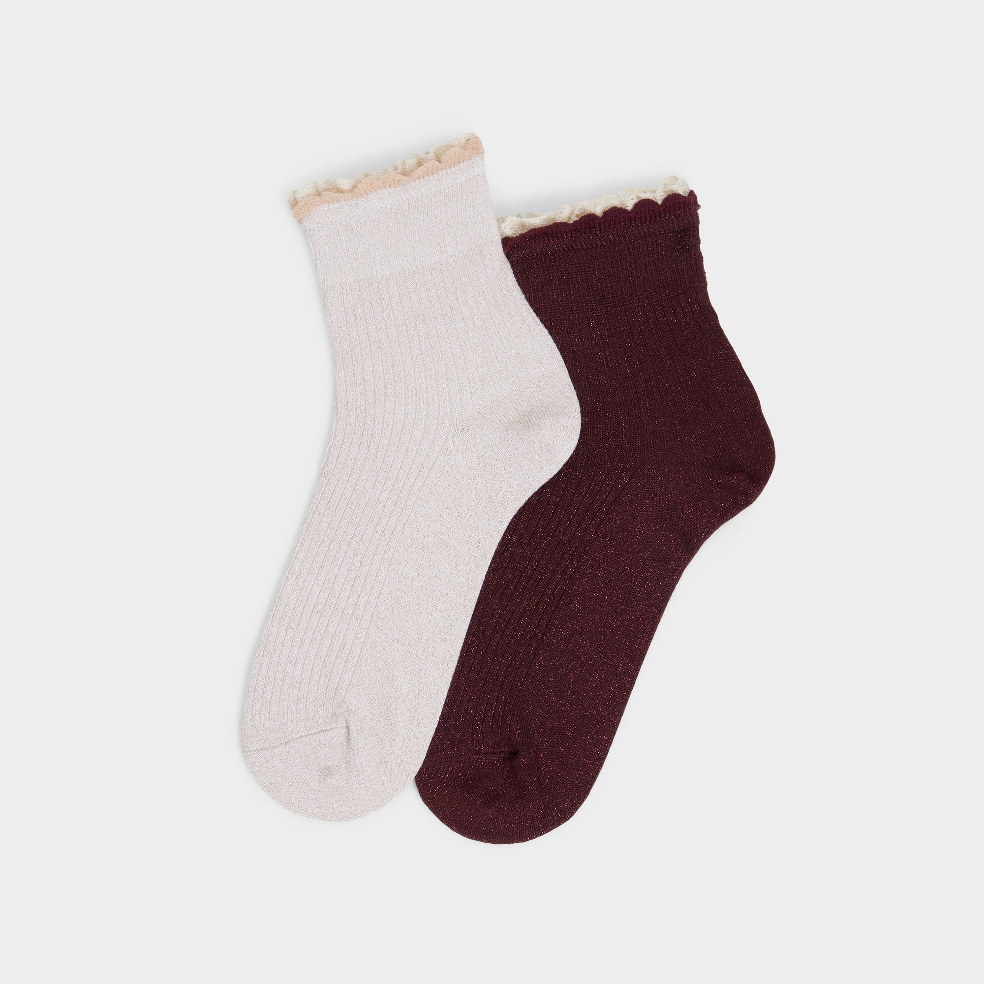 Aldo Sparklelace in Bordo - Socks Women|Accessories