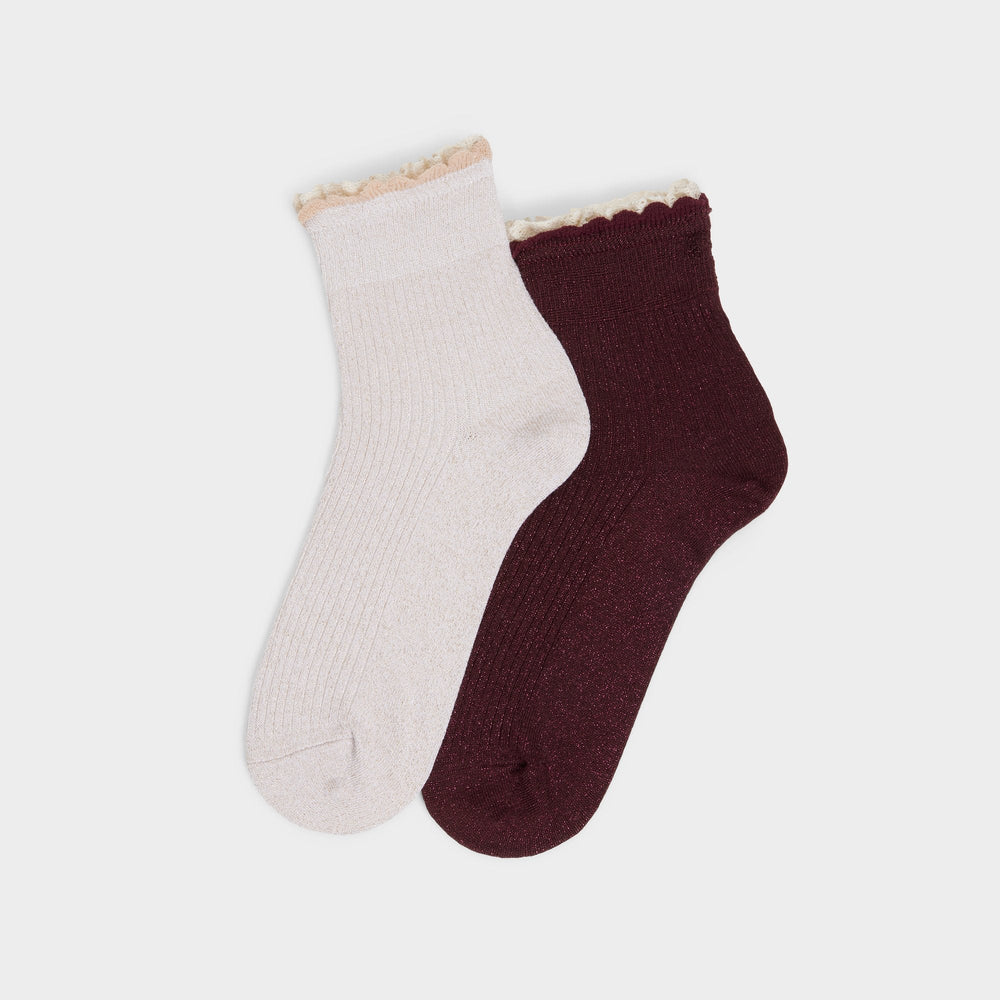 Aldo Sparklelace in Bordo - Socks Women|Accessories
