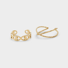 Aldo Twisted Gold Women's Stainless Steel - Toe ring Women|Accessories