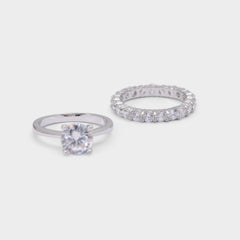 Aldo Roundsparkles in Silver Clear Multi - Ring Women|Accessories