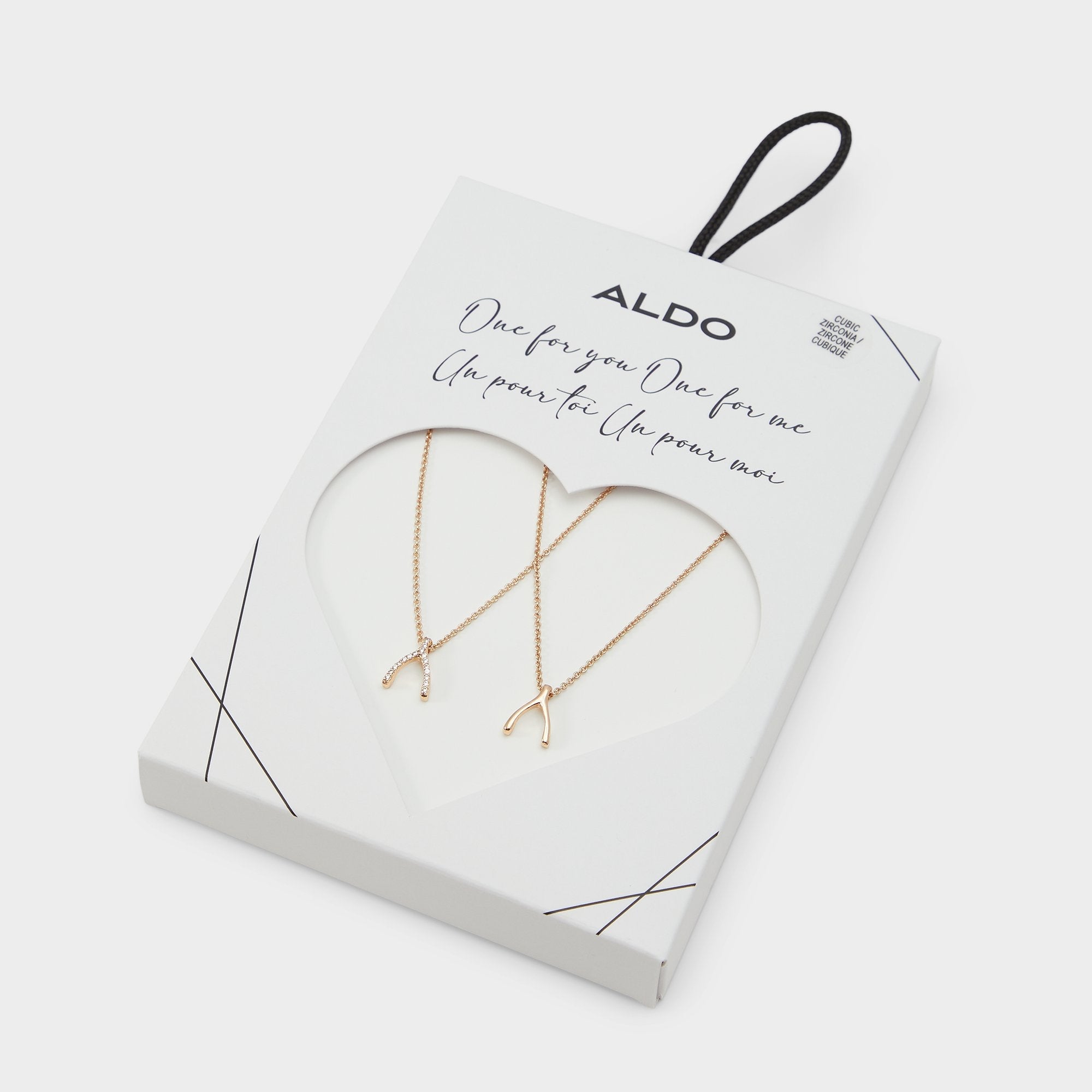 Aldo Makeawish Gold/Clear Multi Women's Necklaces - Gift set Women|Accessories