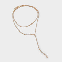 Aldo Alata Gold/Clear Multi Women's Cubic Zirconia - Necklace Women|Accessories