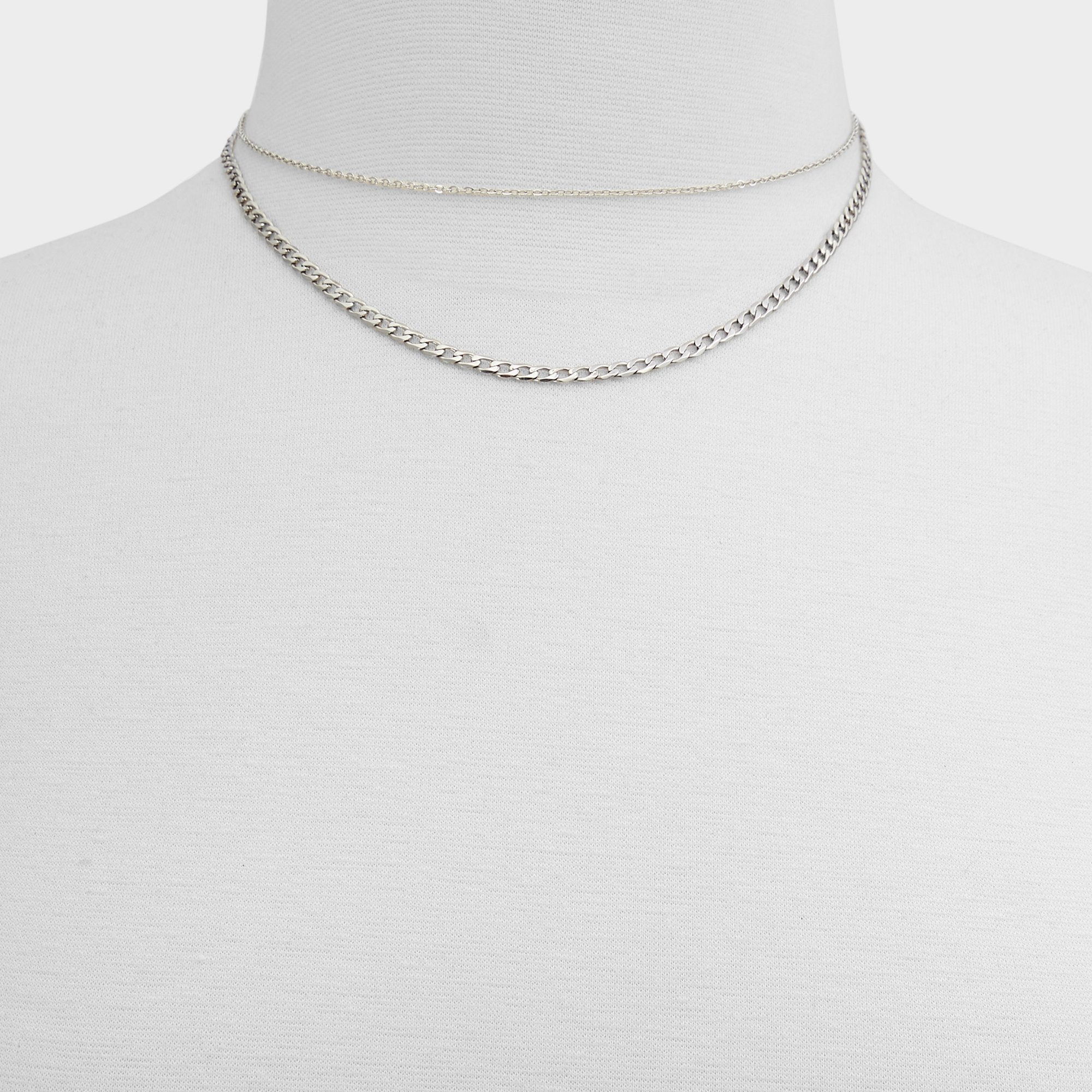 Aldo Lovechain Silver Women's Aldo Sport Club - Necklace Women|Accessories