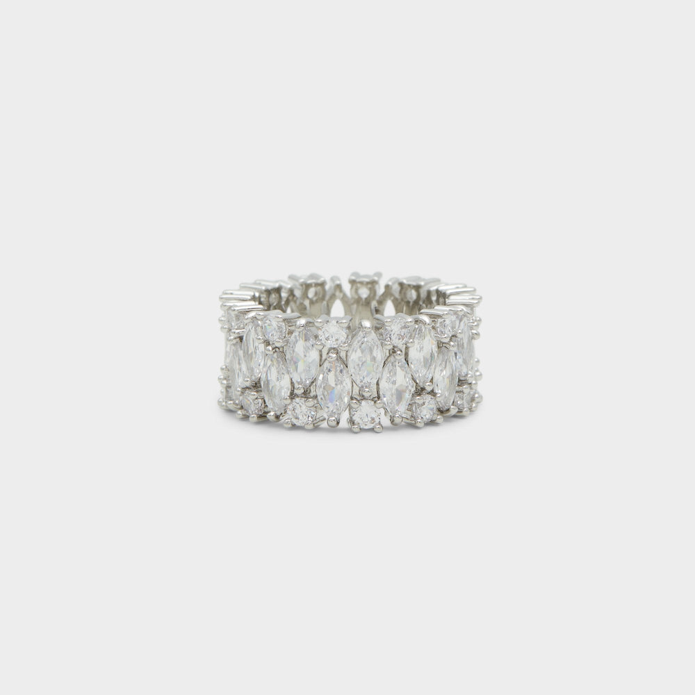 Aldo Nikka Silver/Clear Multi Women's Cubic Zirconia - Ring Women|Accessories