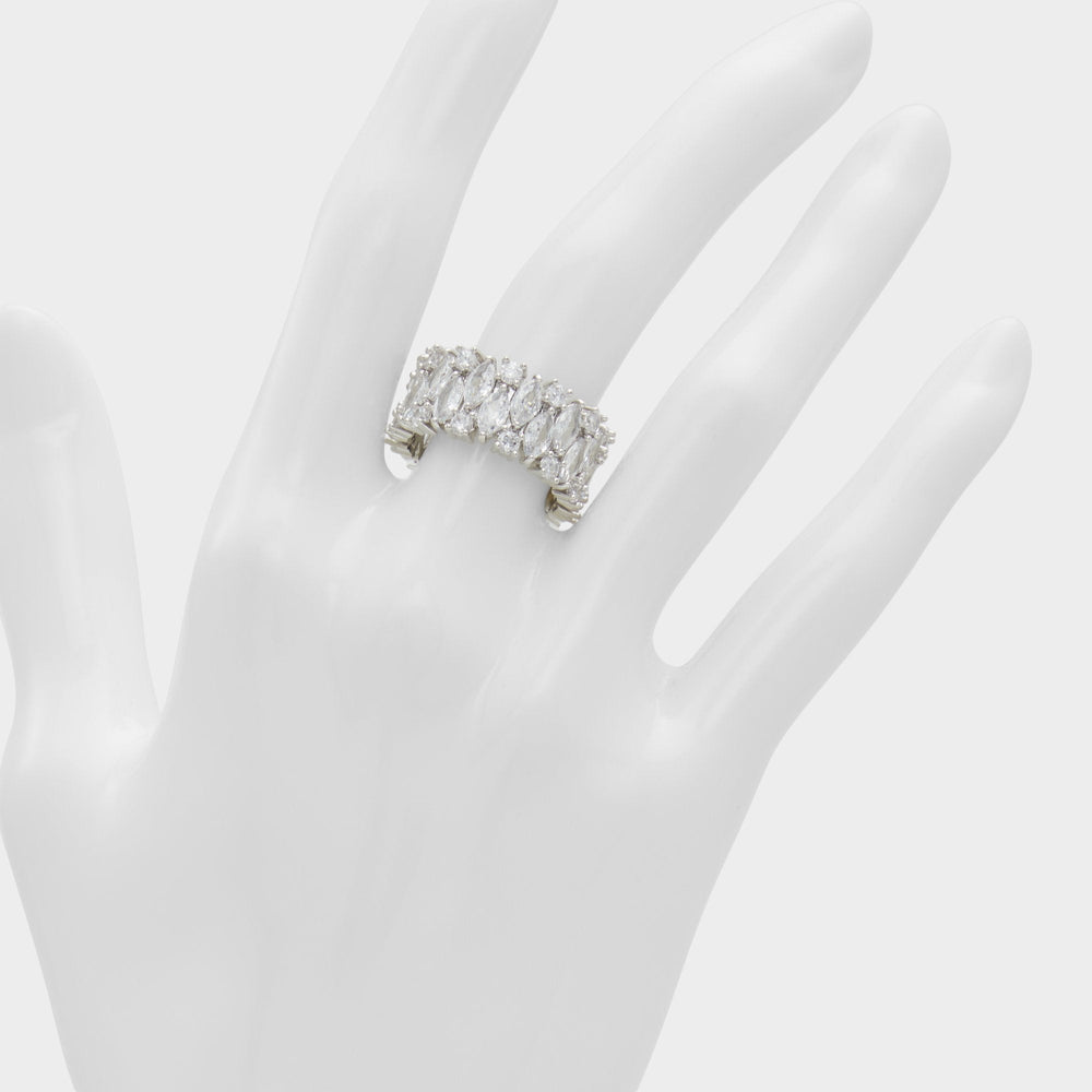 Aldo Nikka Silver/Clear Multi Women's Cubic Zirconia - Ring Women|Accessories