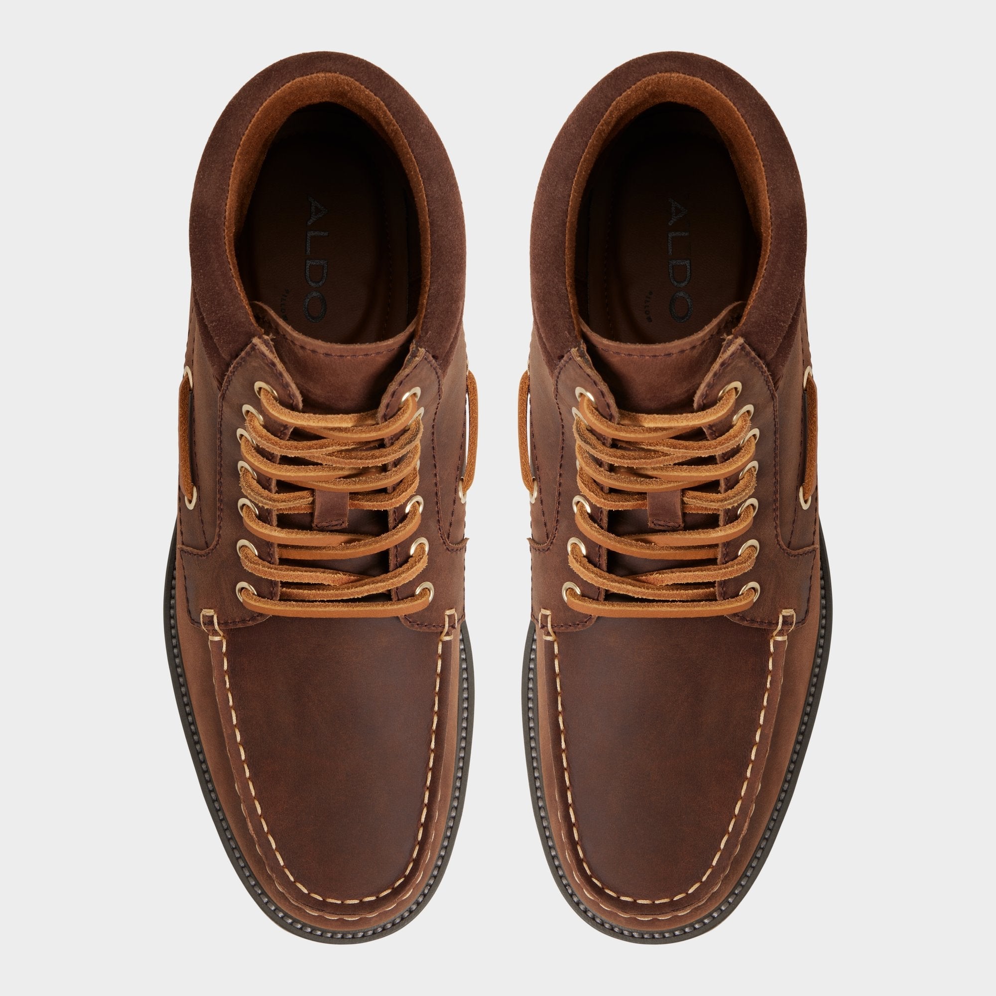 Aldo Farrell in Medium Brown - Combat boot, Lug sole Men