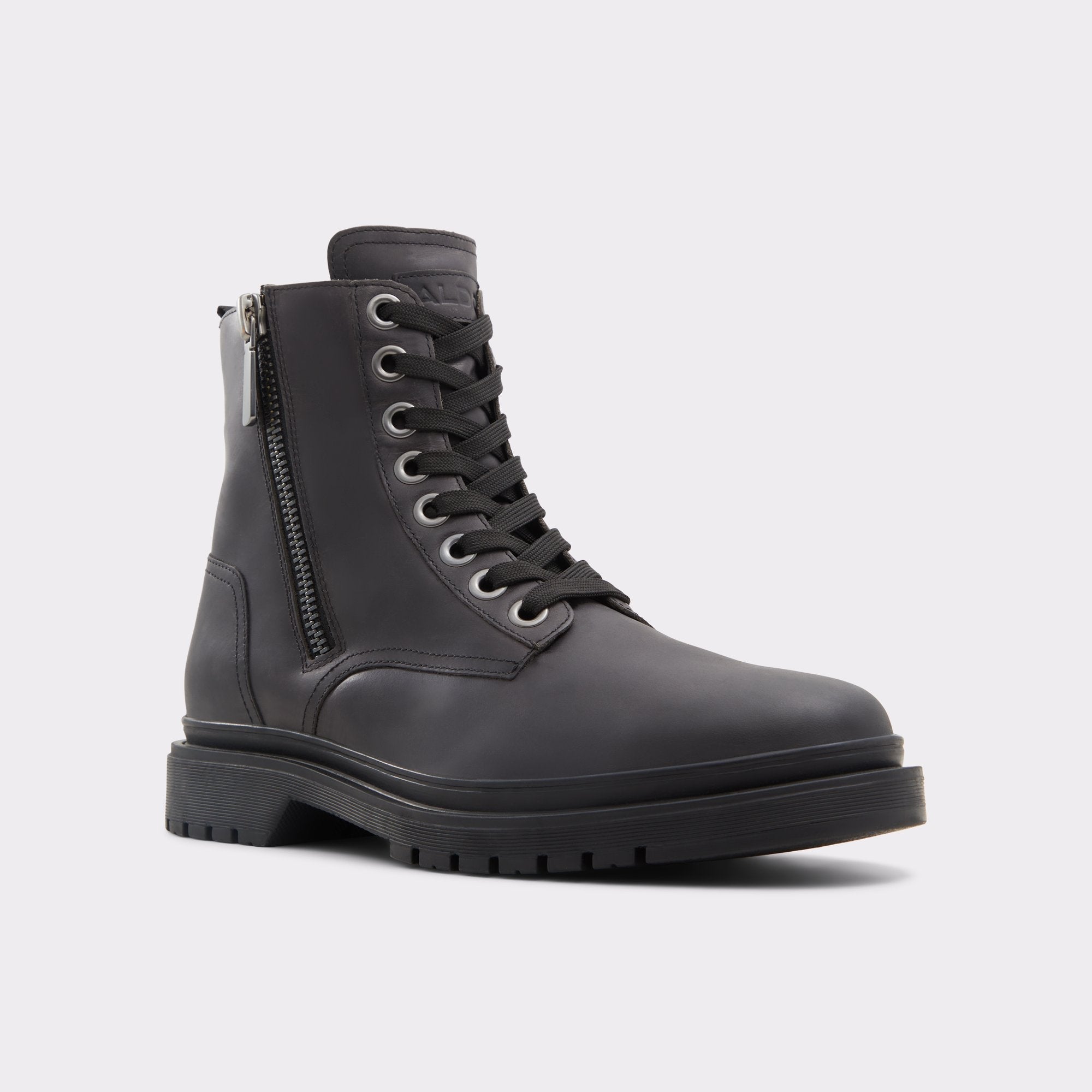 Aldo Roby Open Black Men's Lace-up boots - Lace-up boot, Lug sole Men