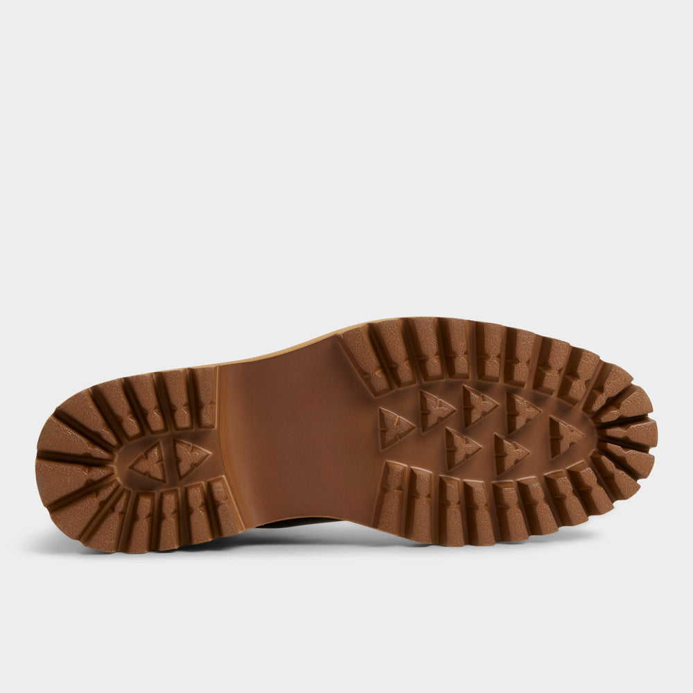 Aldo Grier in Medium Brown - Combat boot, Lug sole Men