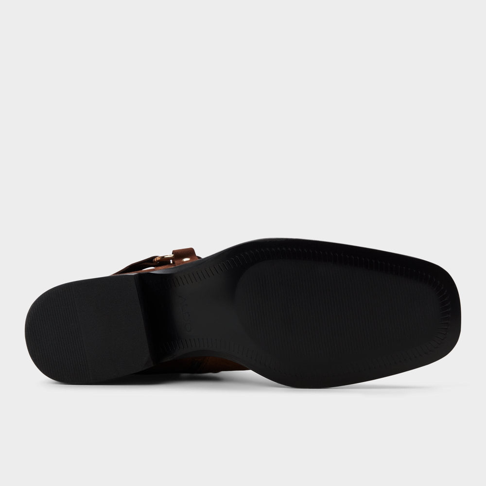 Aldo Marcos in Dark Brown - Ankle boot, Block heel Men