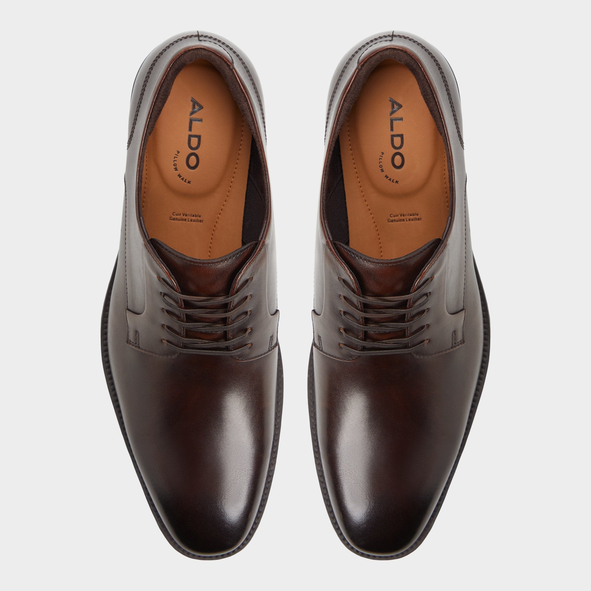 Aldo Teodoro Medium Brown Men's Dress Shoes - Derby shoe Men