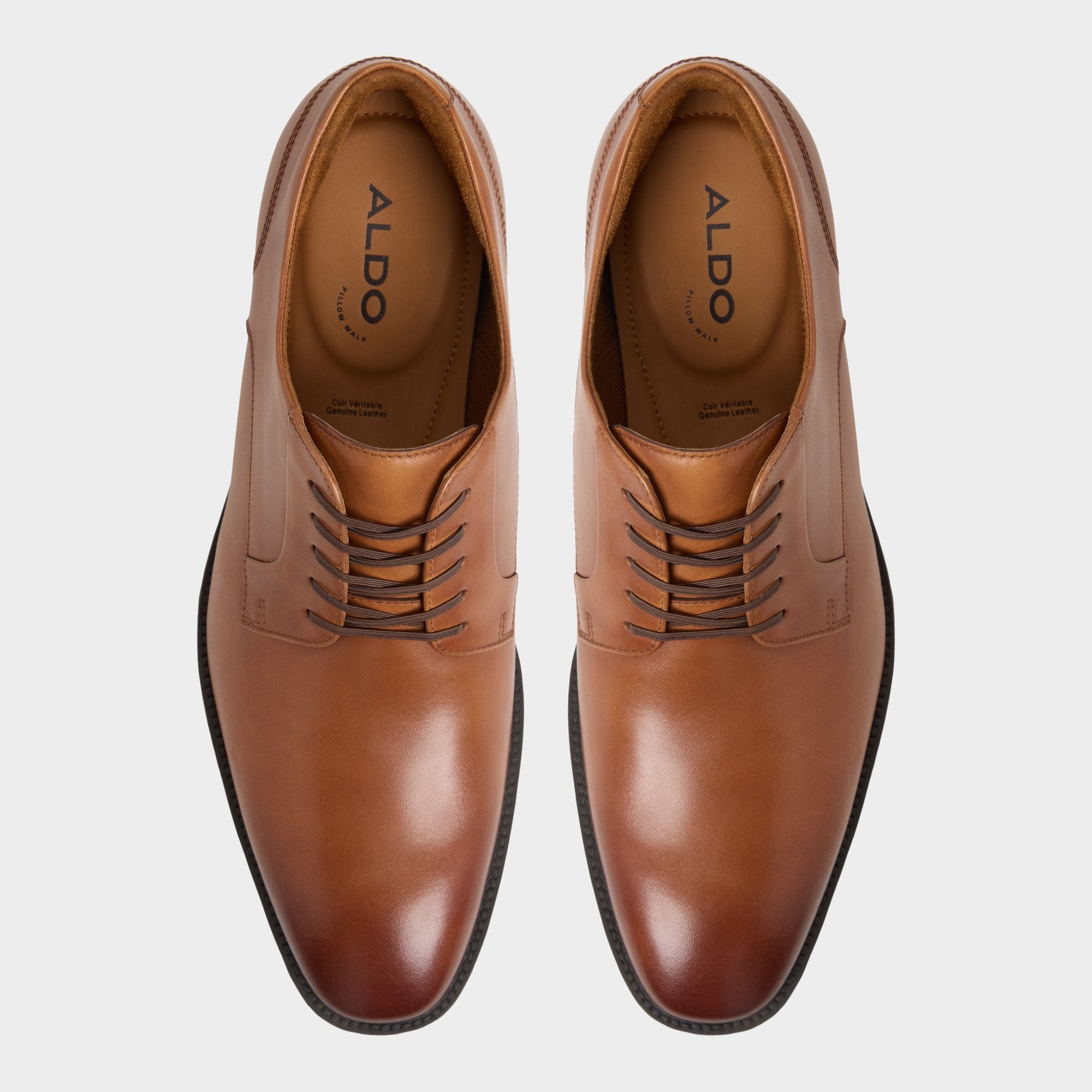 Aldo Teodoro in Cognac - Derby shoe Men
