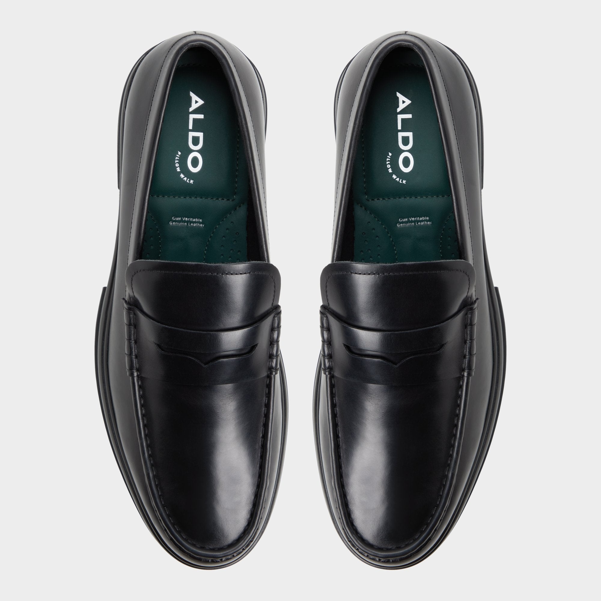 Aldo Tucker Black Men's Loafers & Slip-Ons - Loafer Men