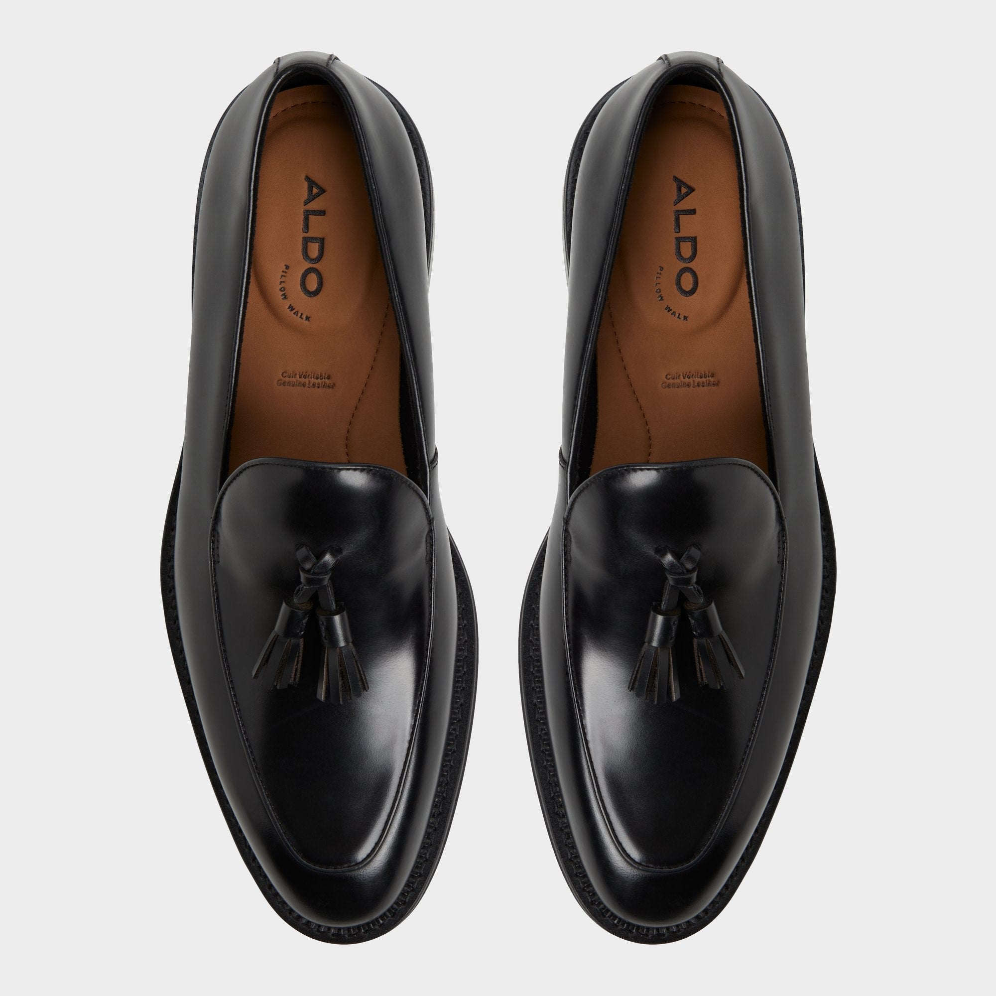 Aldo Portos Black Men's Dress Shoes - Loafer Men