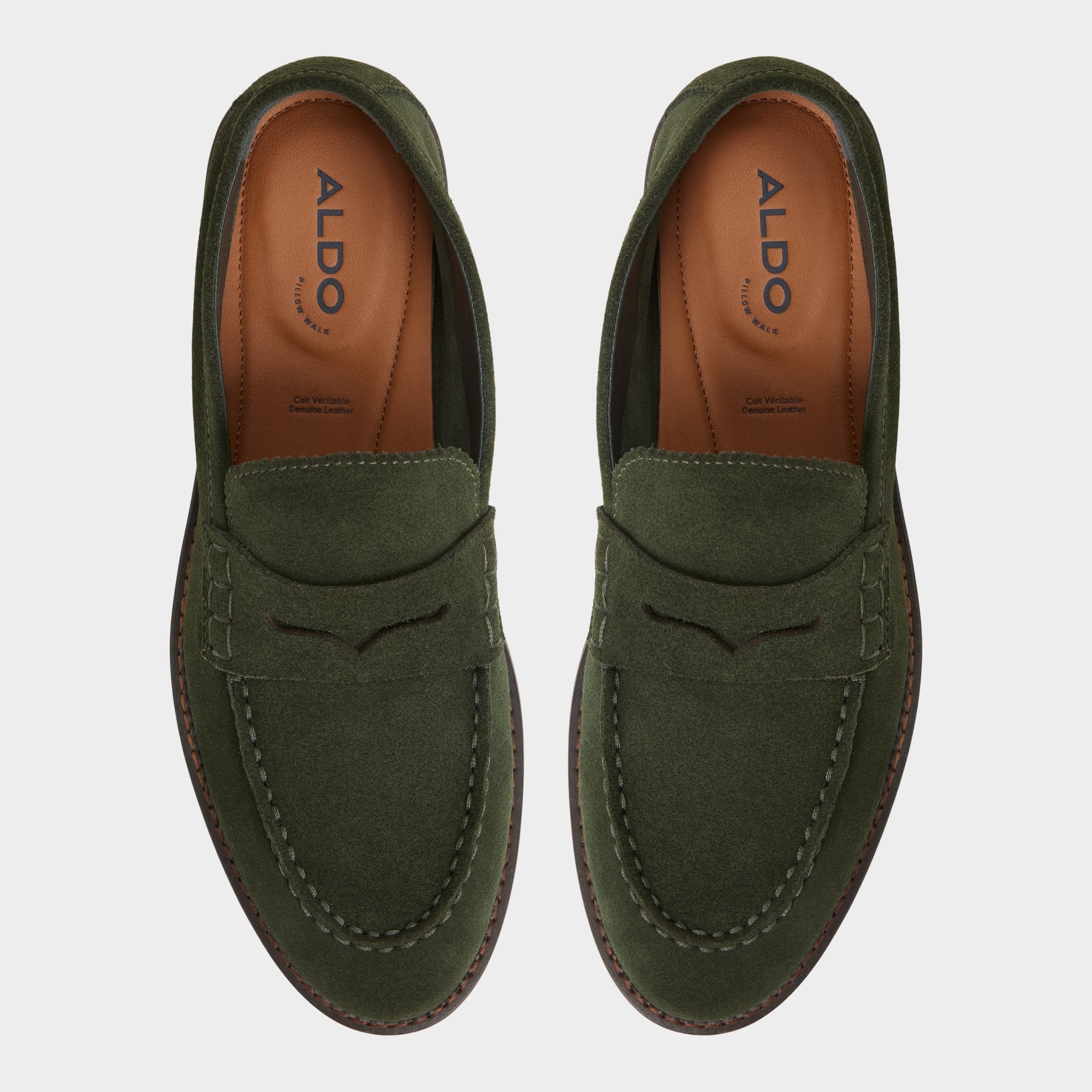 Aldo Melvillee in Pine Green - Loafer Men