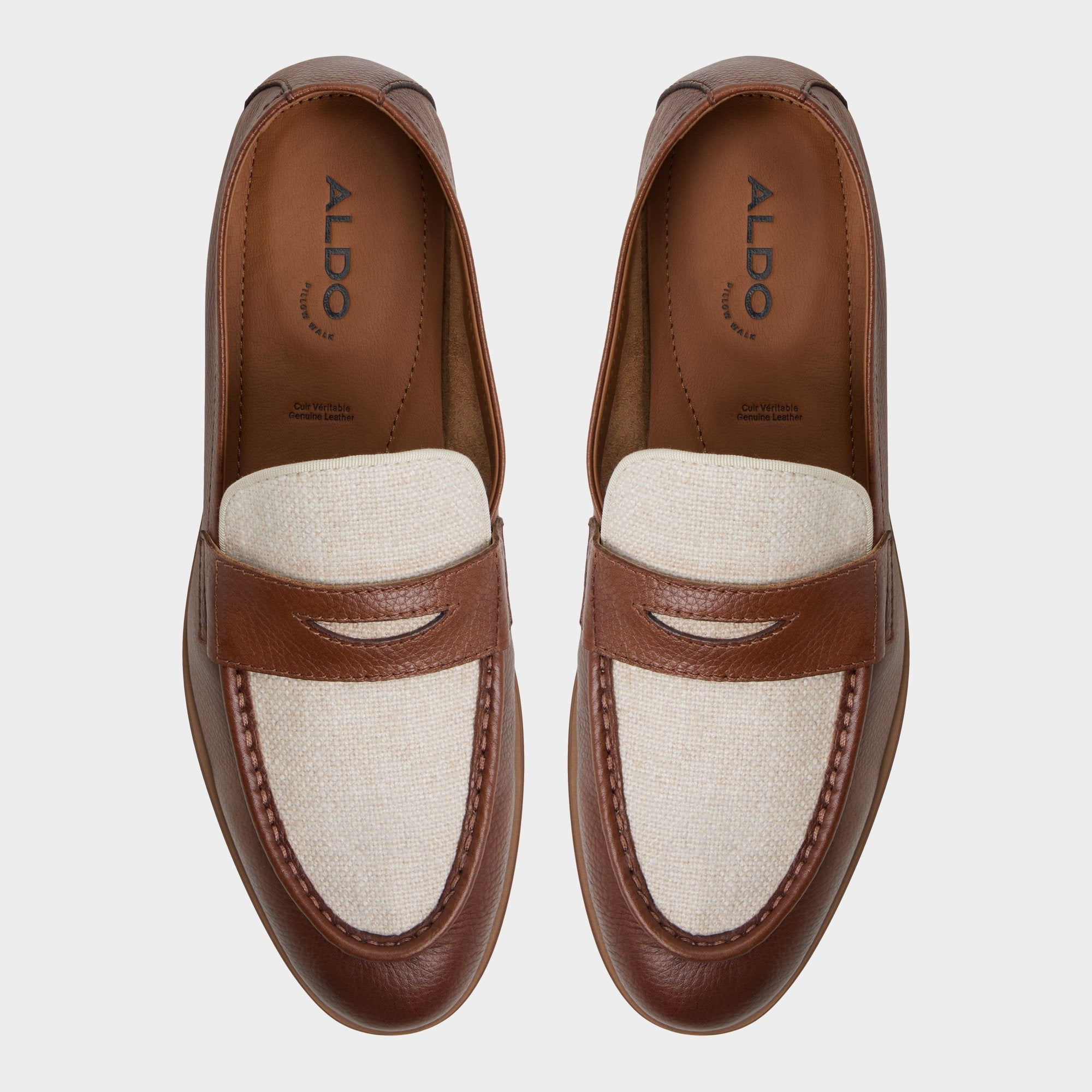 Aldo Fano Cognac Men's Loafers & Slip-Ons - Loafer Men