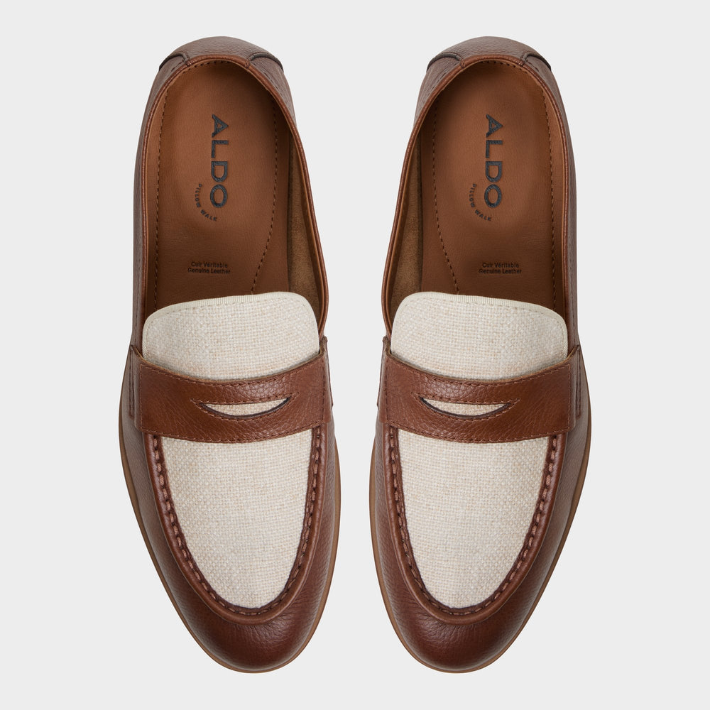 Aldo Fano Cognac Men's Loafers & Slip-Ons - Loafer Men
