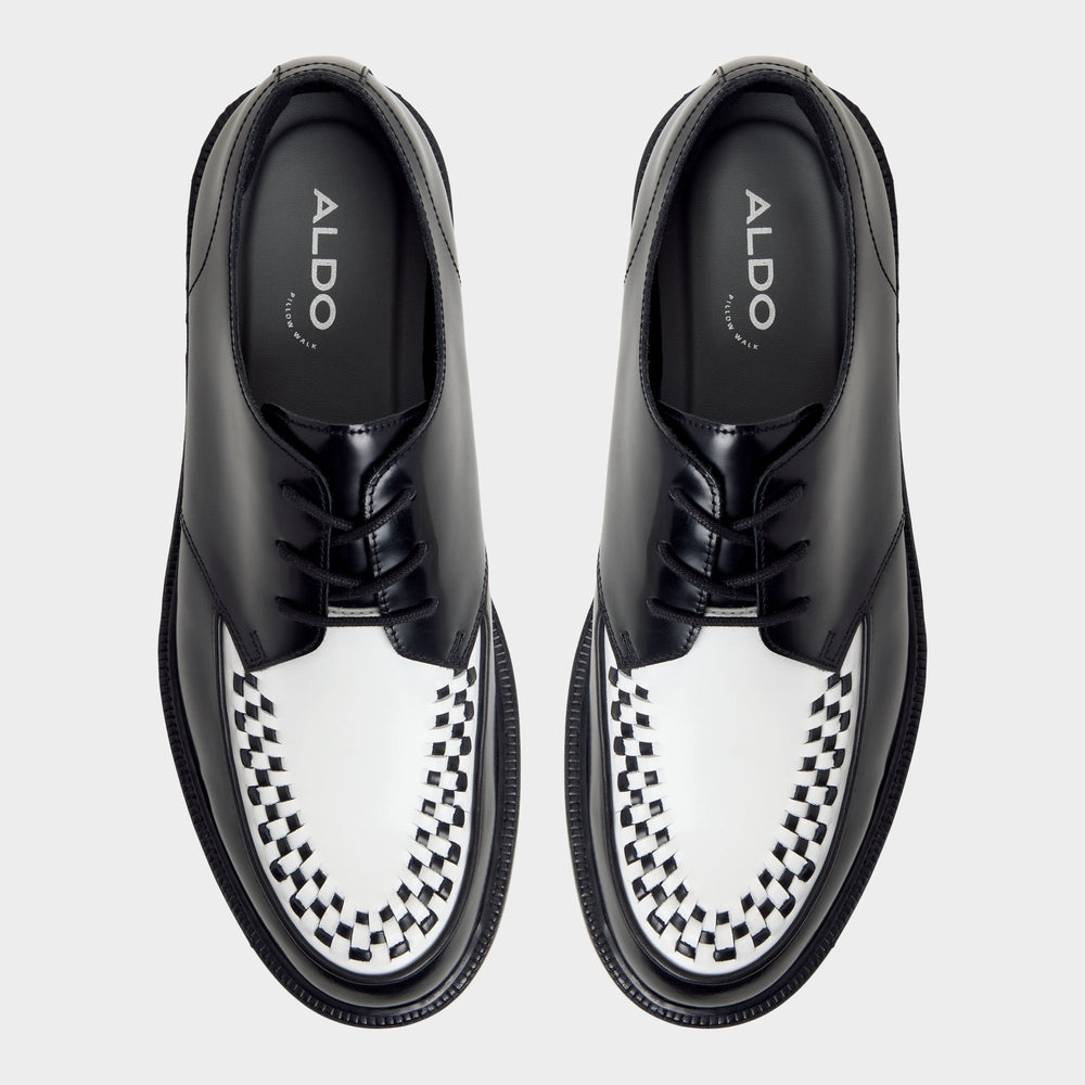 Aldo Rocco in Black White - Oxford shoe Men