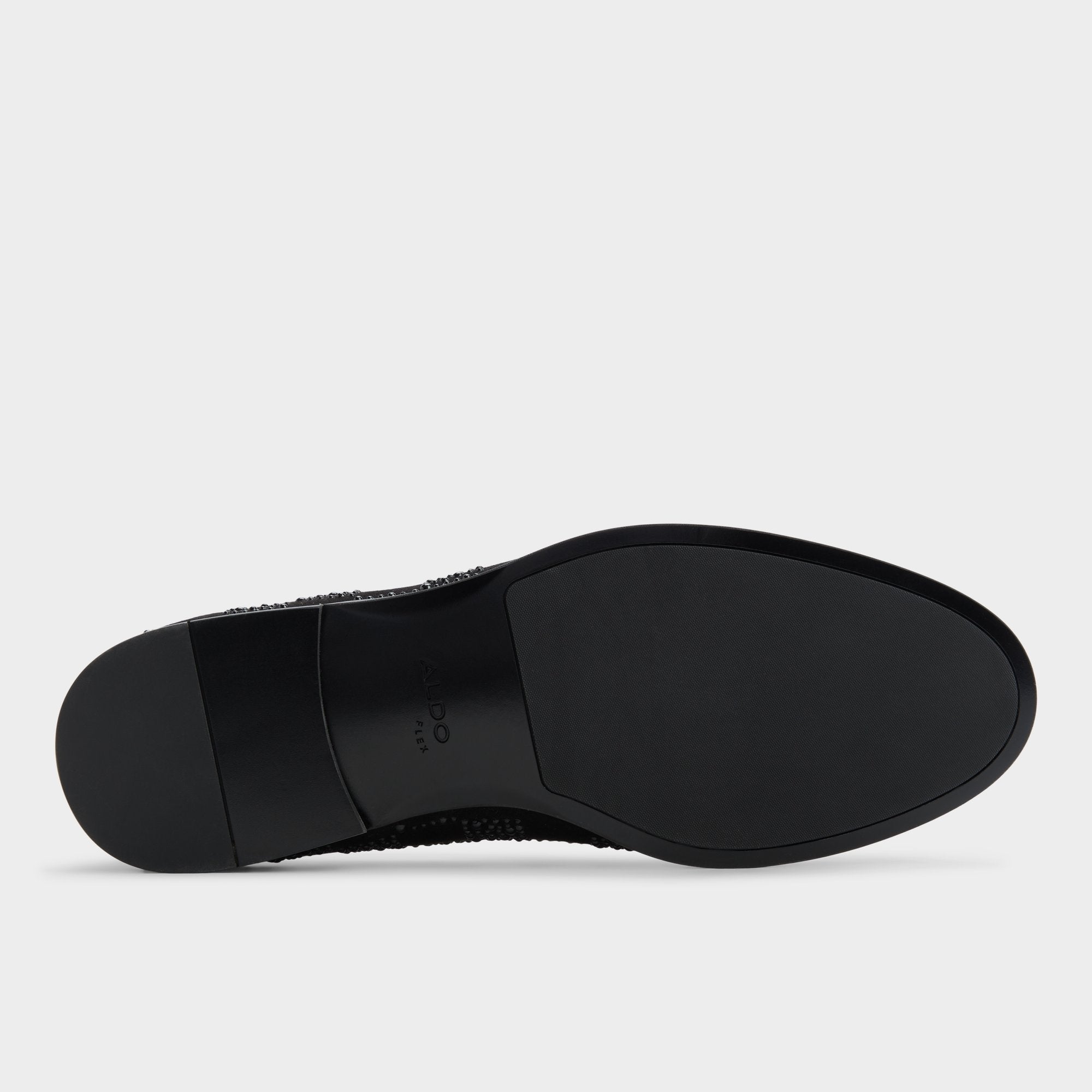 Aldo Casino Other Black Synthetic Textured Men's Dress Shoes - Loafer Men