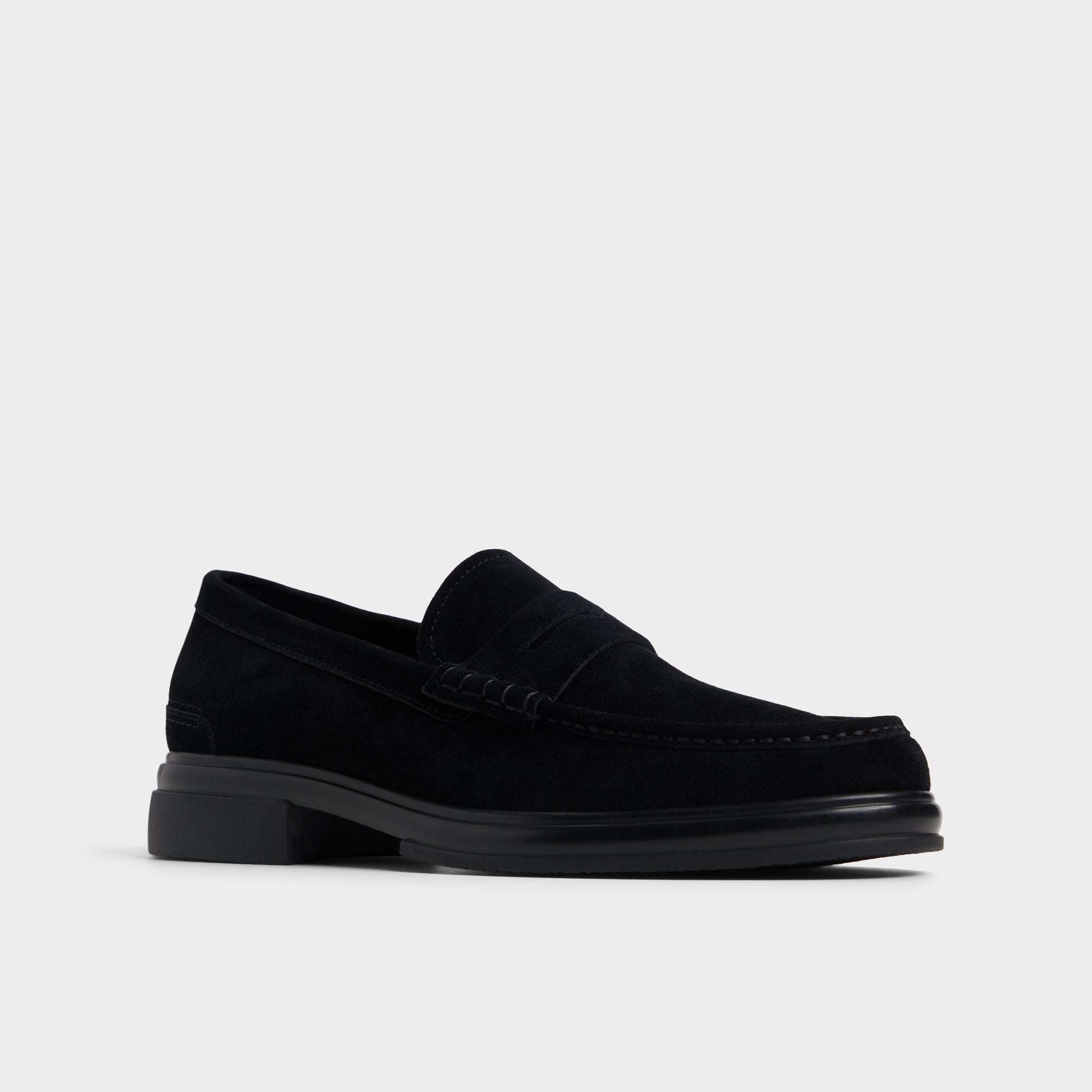 Aldo Tucker Black/Black Men's Dress Shoes - Loafer Men