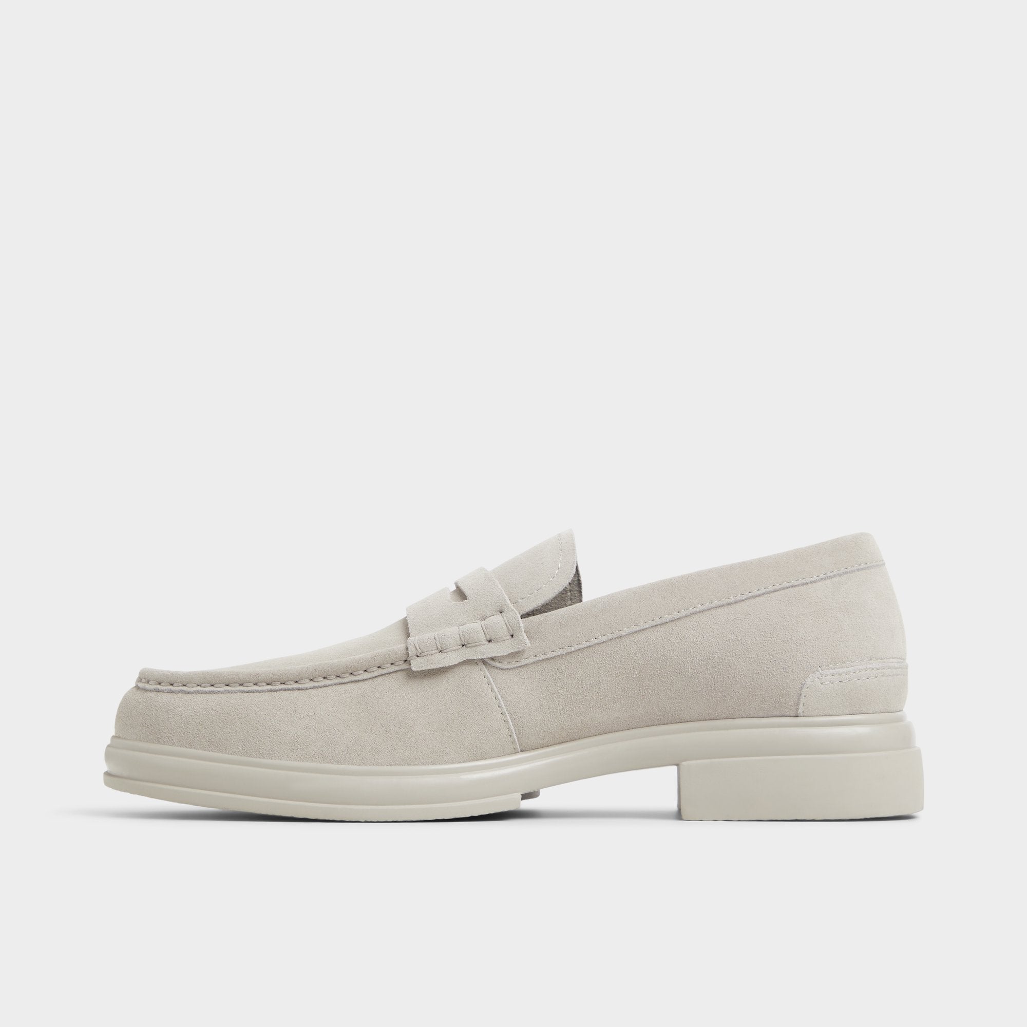 Aldo Tucker Light Grey Men's Dress Shoes - Loafer Men