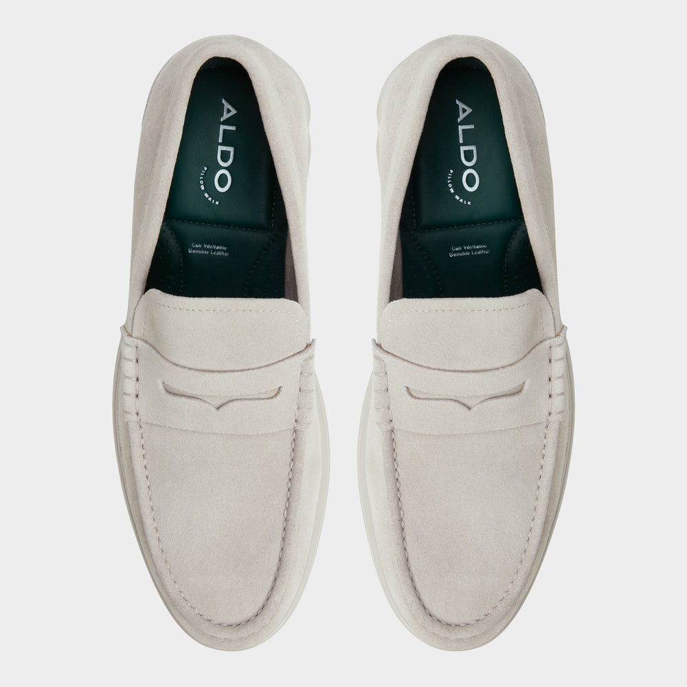 Aldo Tucker Light Grey Men's Dress Shoes - Loafer Men