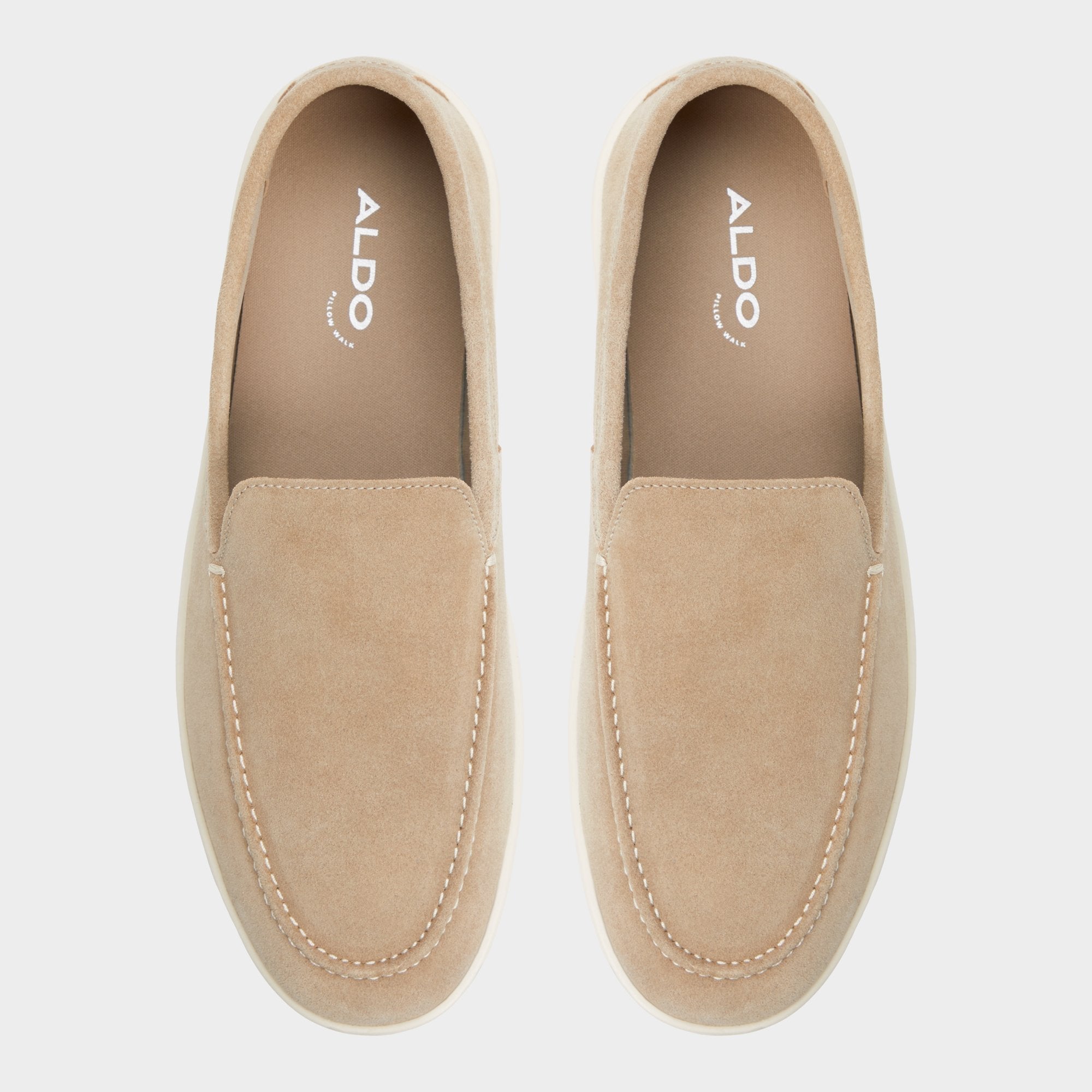 Aldo Eton Taupe Men's Loafers & Slip-Ons - Loafer Men