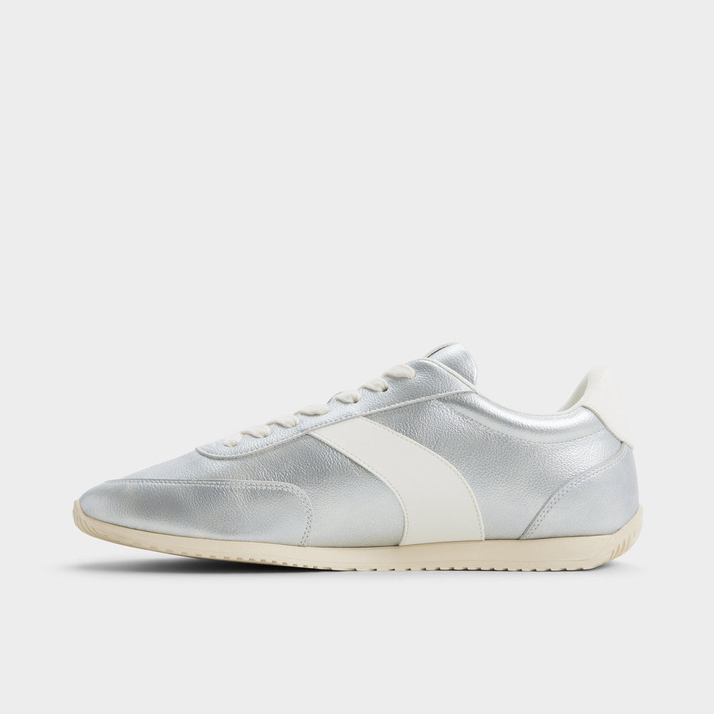 Aldo Nathaniel in Silver - Low top sneaker, Cup sole Men