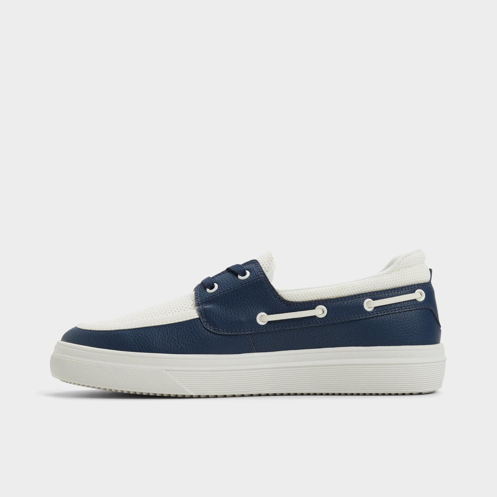 Aldo Wildwave White/Navy Men's Casual Shoes - Boat shoe Men