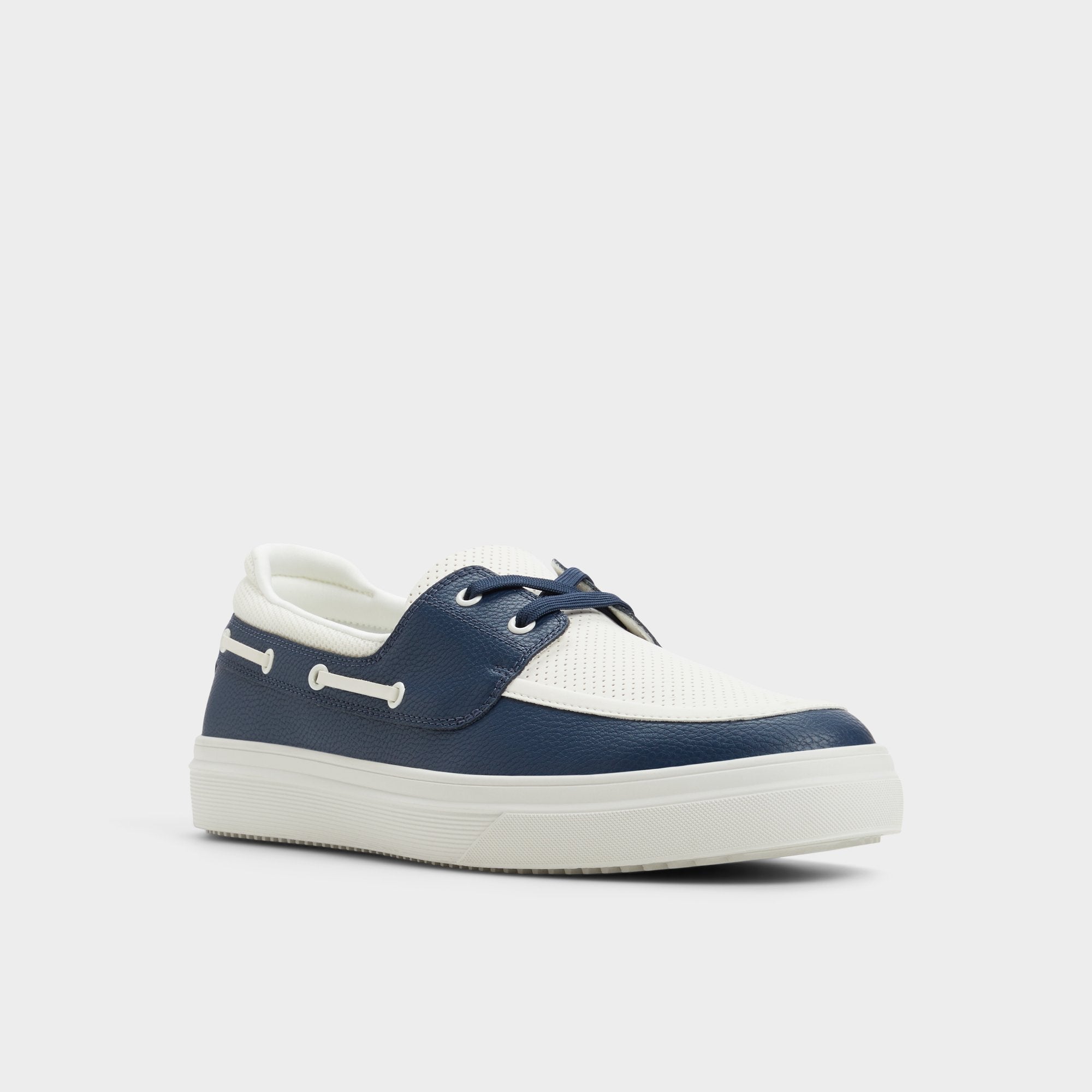 Aldo Wildwave White/Navy Men's Casual Shoes - Boat shoe Men
