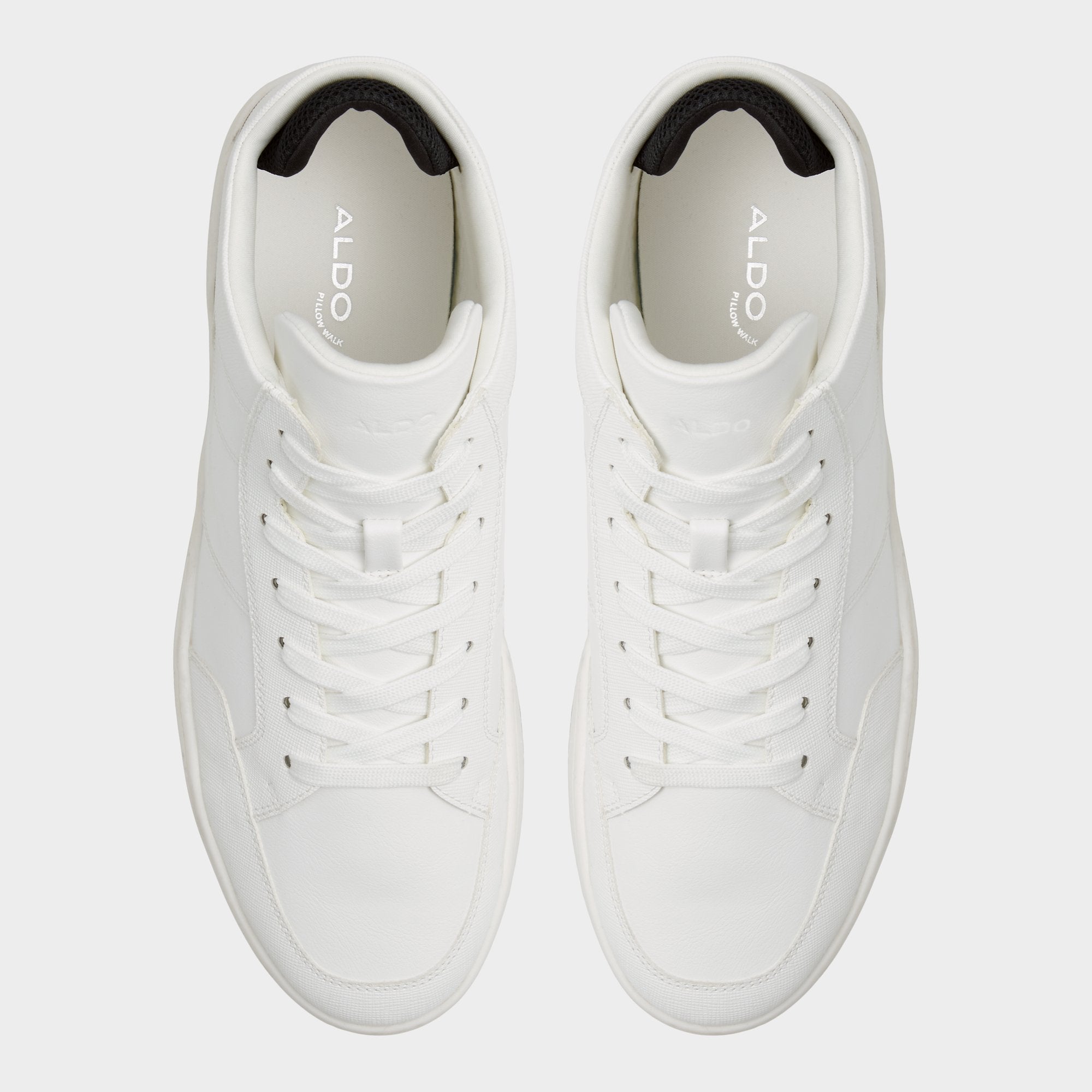 Aldo Victor White Men's High top - High top sneaker, Cup sole Men