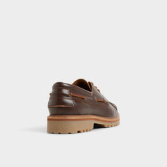 Aldo Finn in Medium Brown - Boat shoe, Lug sole Men