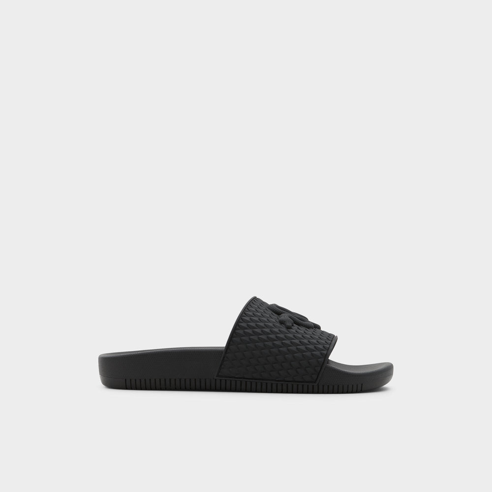 Aldo Kedau Black Men's Slides - Slide sandal Men