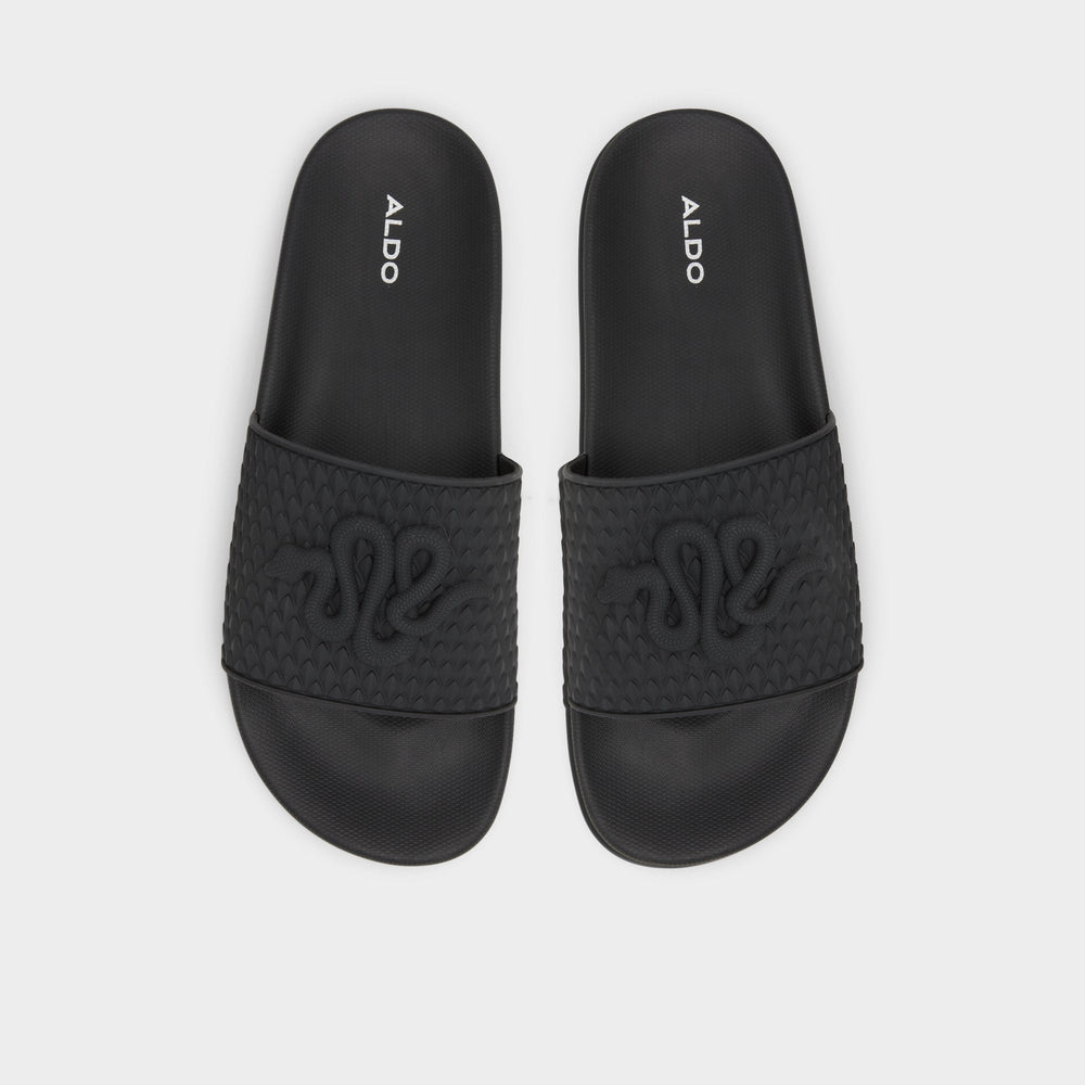 Aldo Kedau Black Men's Slides - Slide sandal Men
