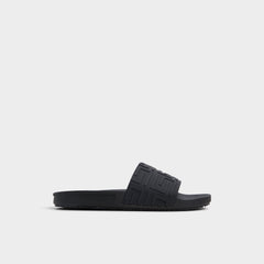 Aldo Atrani Black Men's Slides - Slide sandal Men